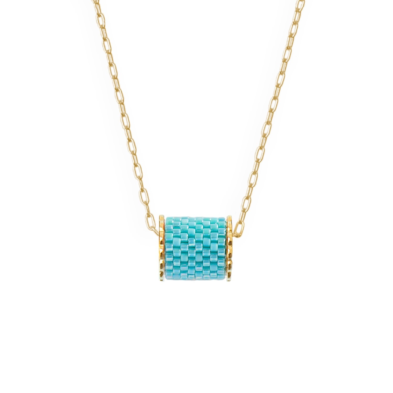 Everyday Single Bead Necklace - Turquoise
