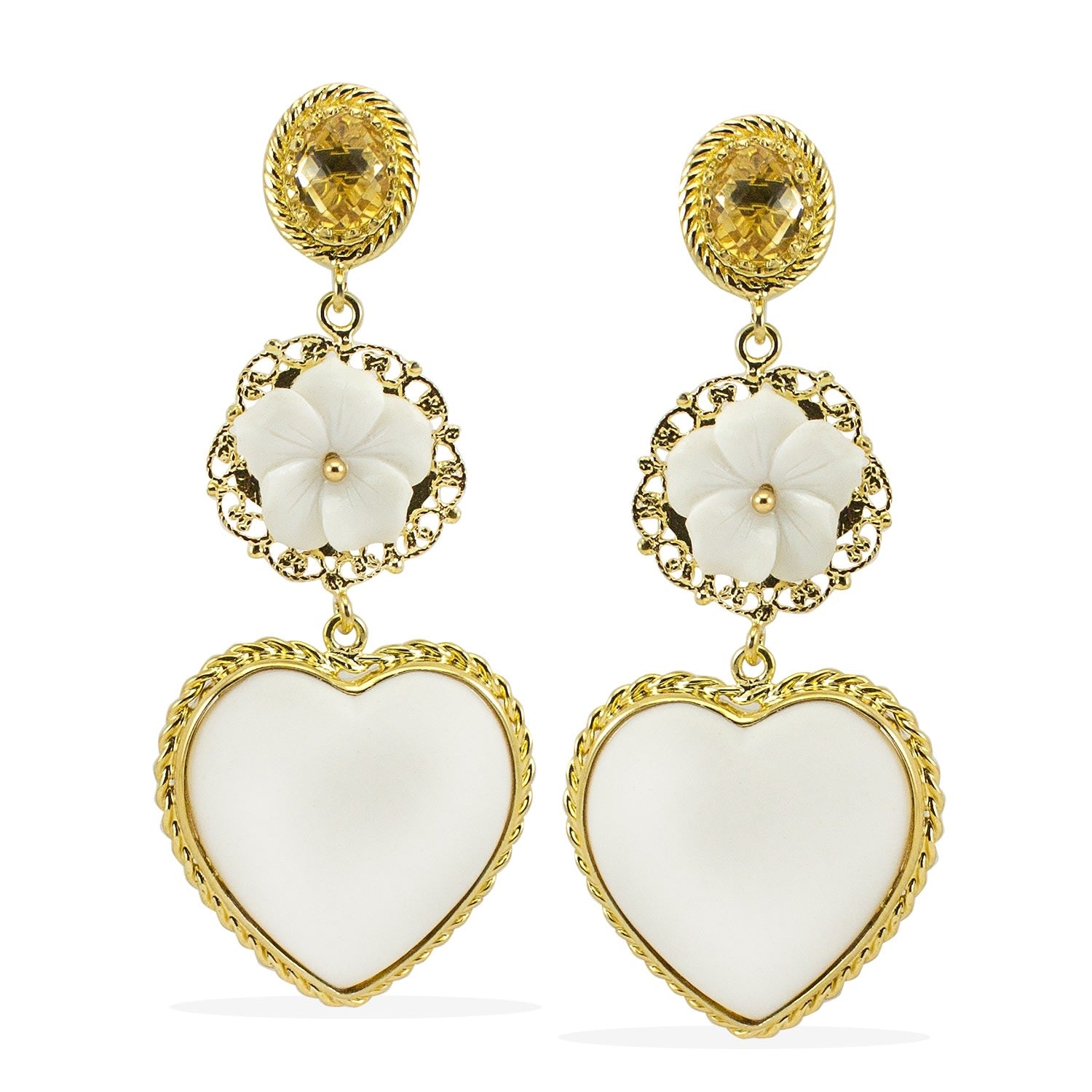 Mamma Mia Citrine Earrings