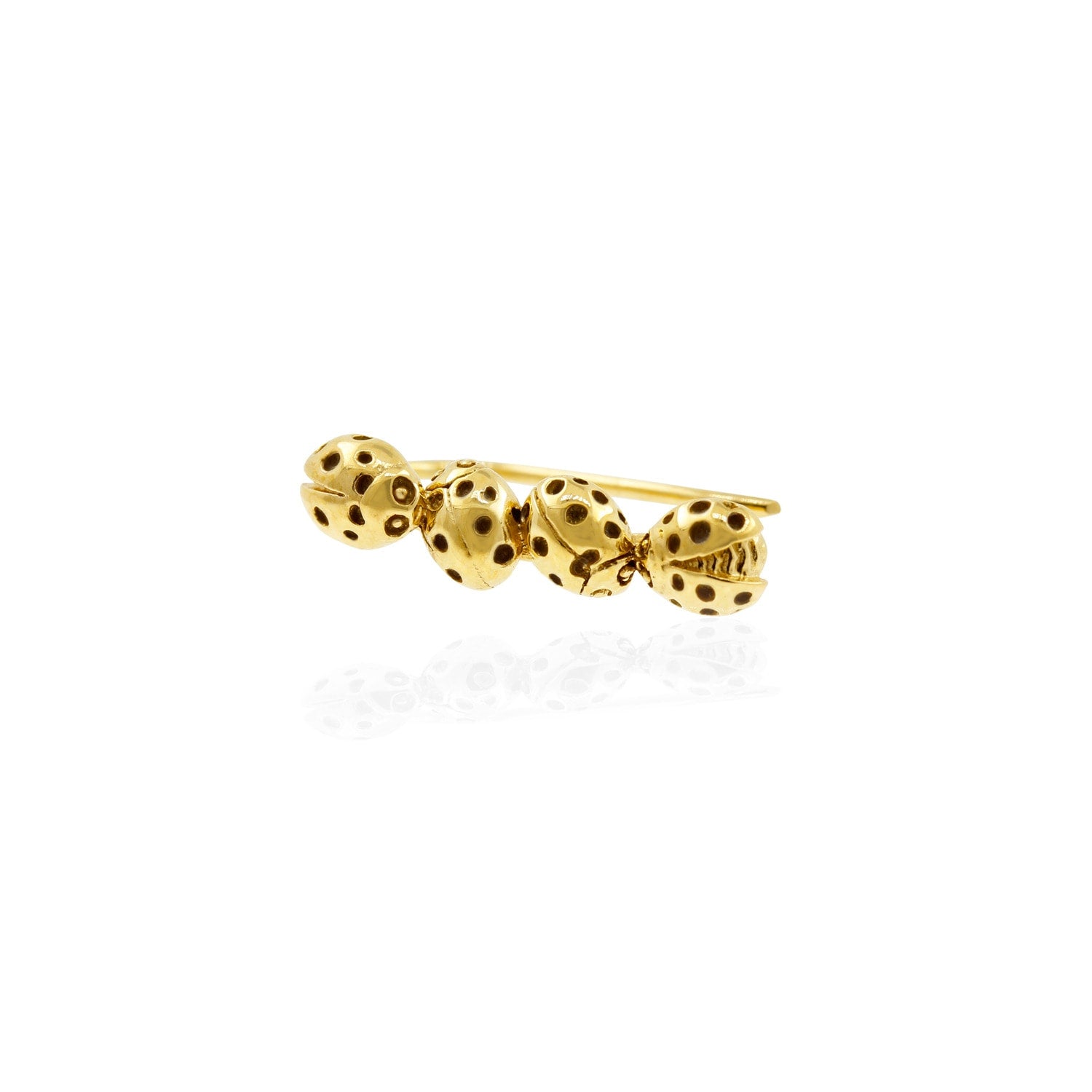 Ladybirds Climber Earring Single-Gold