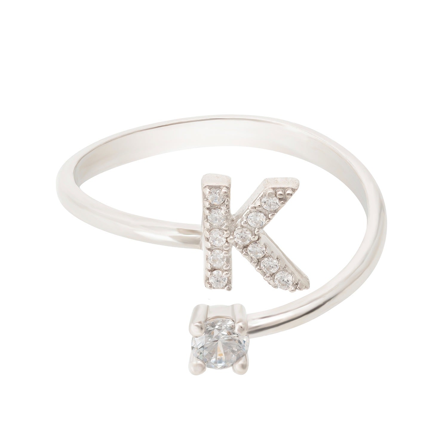 Initial Ring Silver K