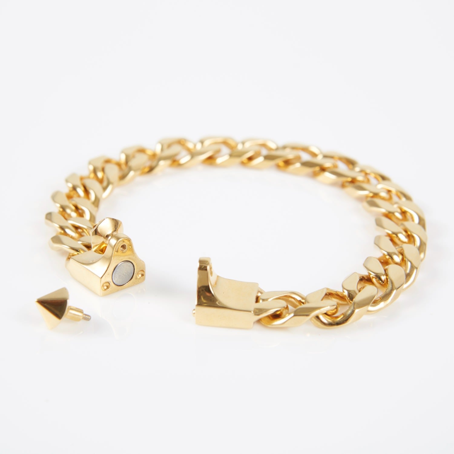 Iron Maiden 10Mm Gold Bracelet