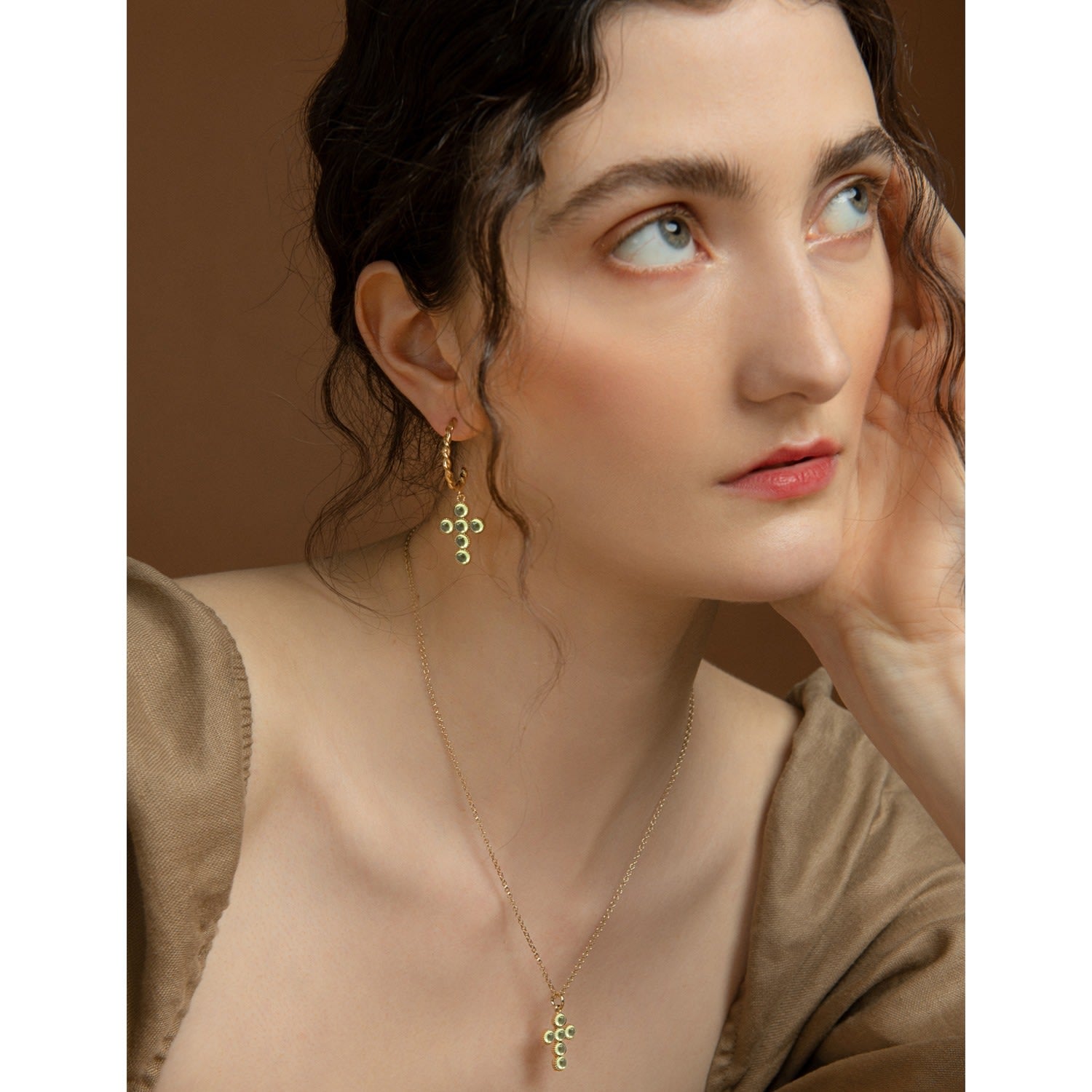 Hope Gold-Plated Peridot Necklace