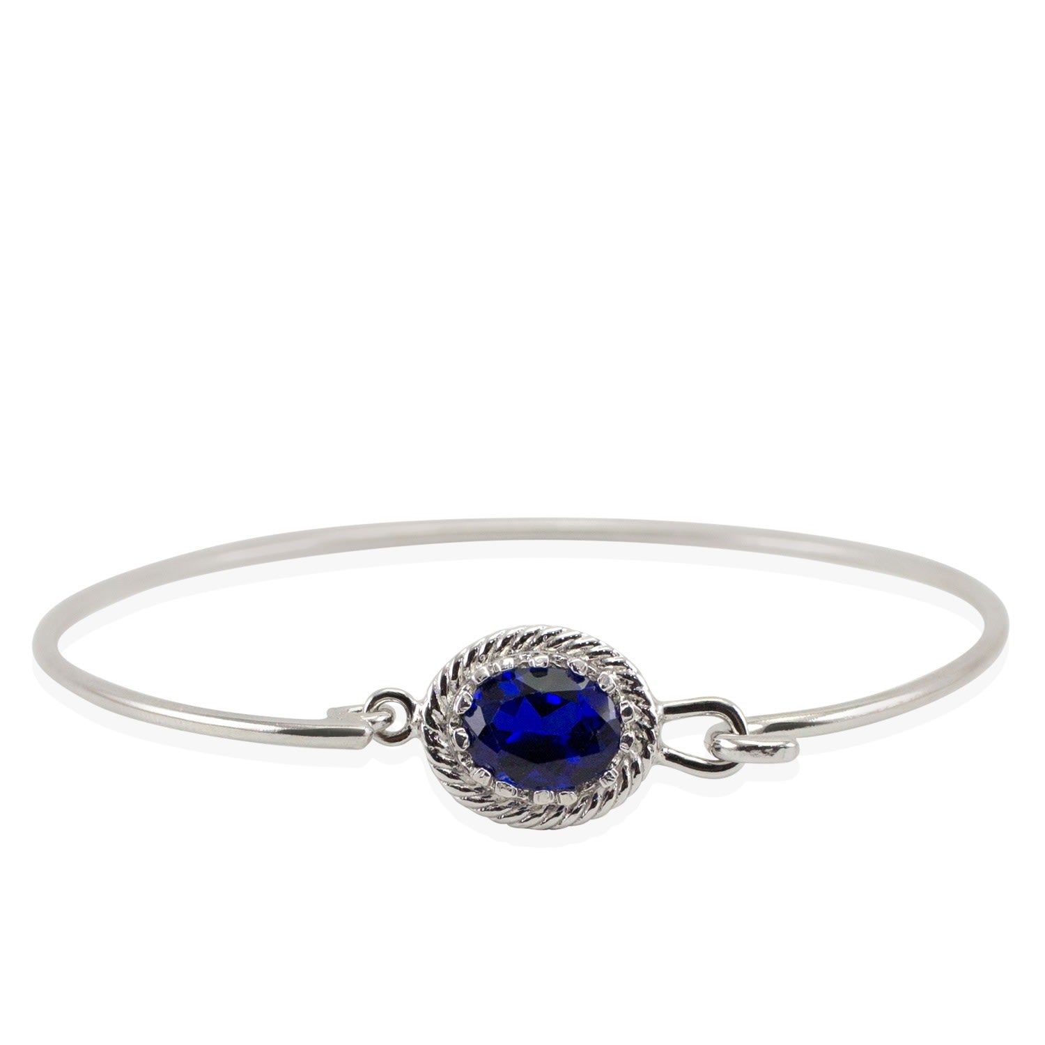Luccichio Blue Agate Cuff Bracelet
