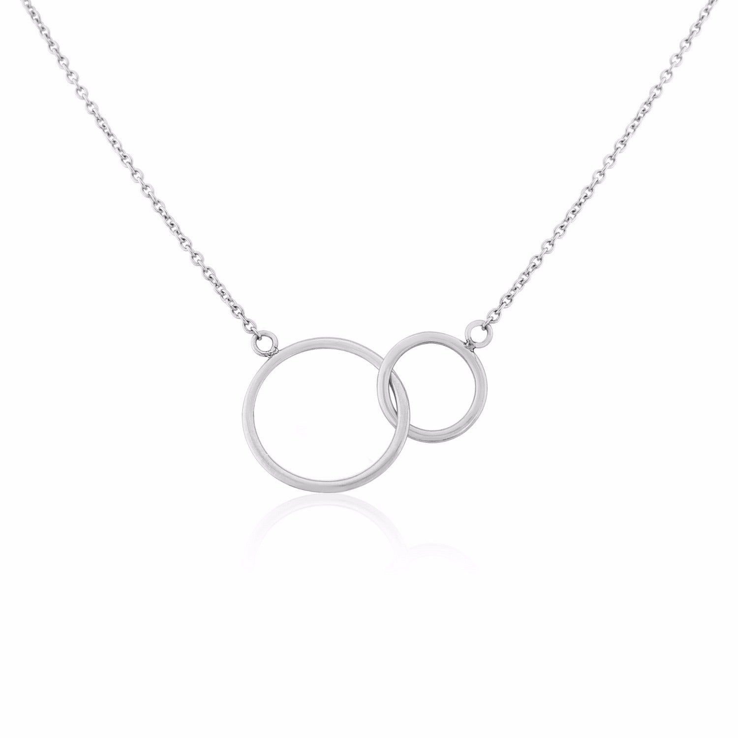 Kelso Silver Rings Necklace