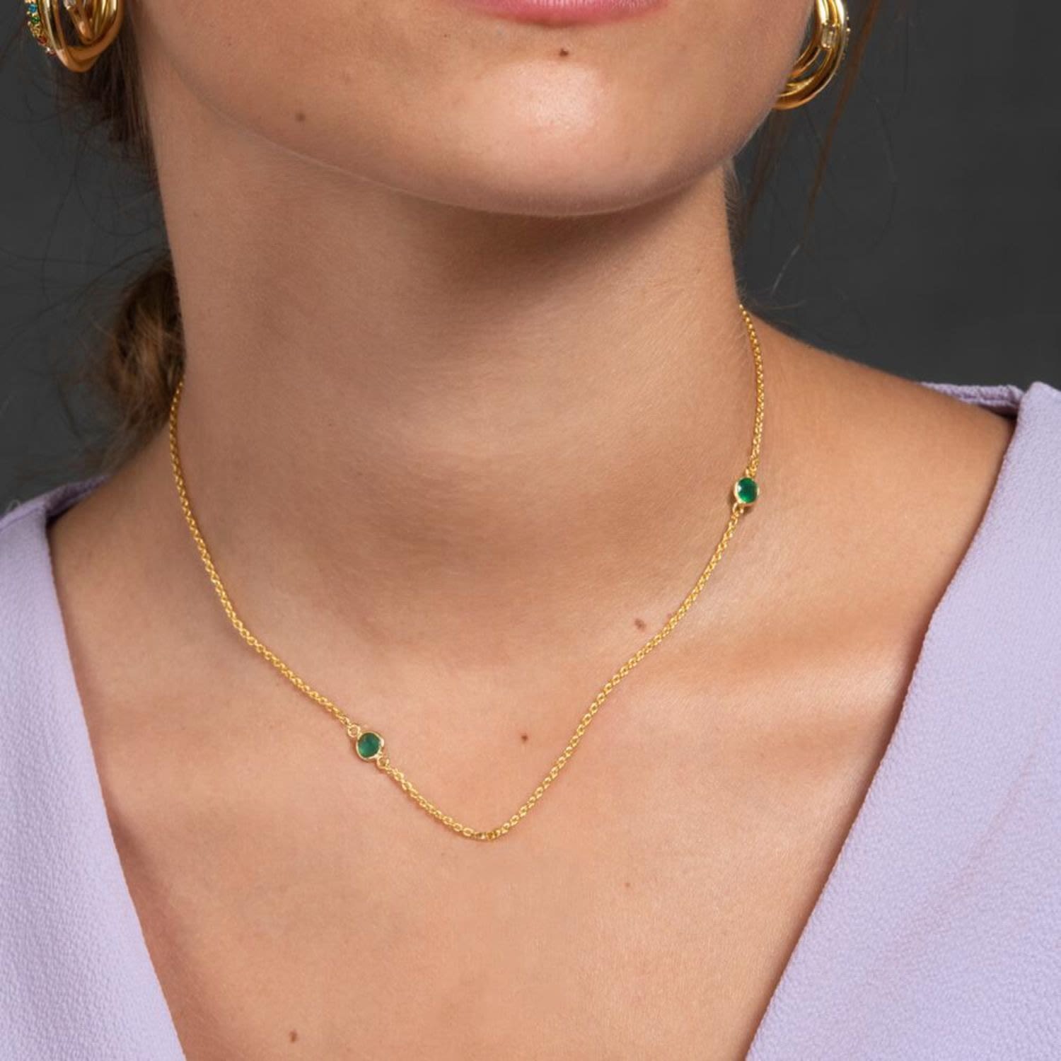 Taurus Goldplated Birthstone Chain