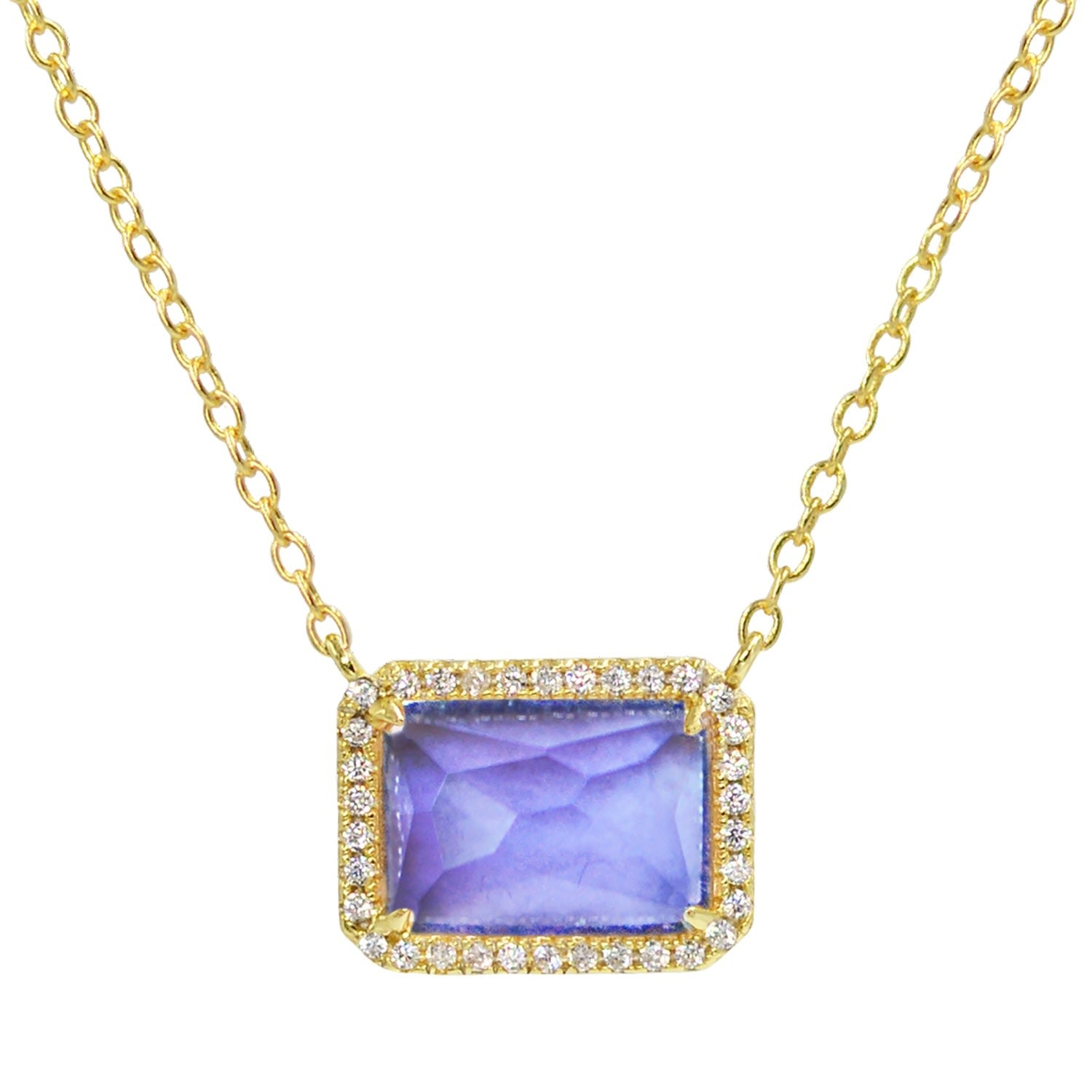 Atiena Tanzanite Necklace In Gold