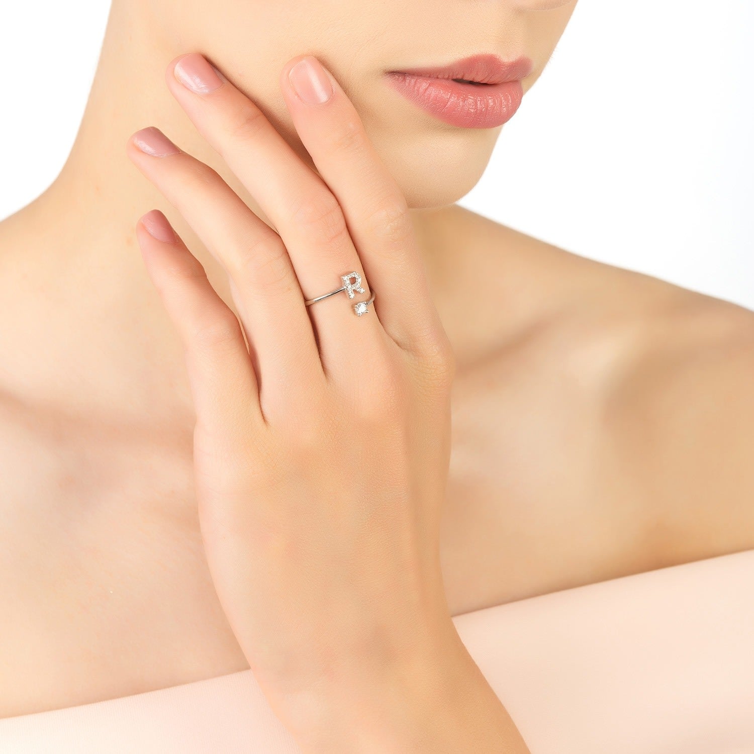 Initial Ring Silver R