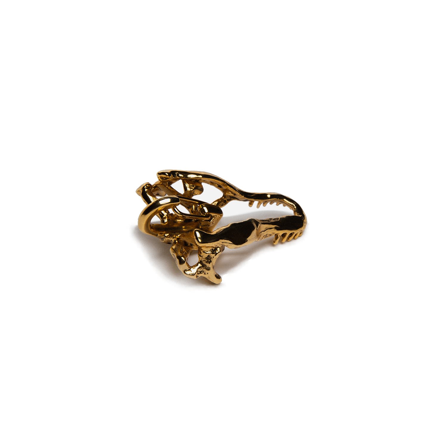 Medium Gila Jaw Clip-On Charm- Gold