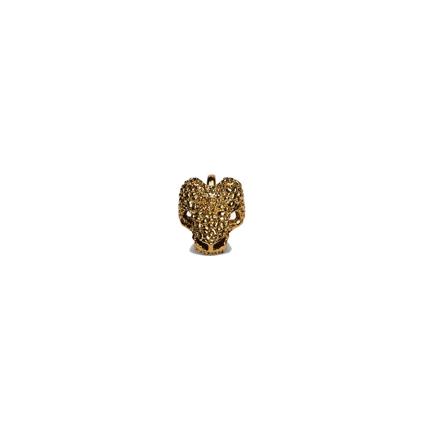 Small Gold Studded Gila Head Charm