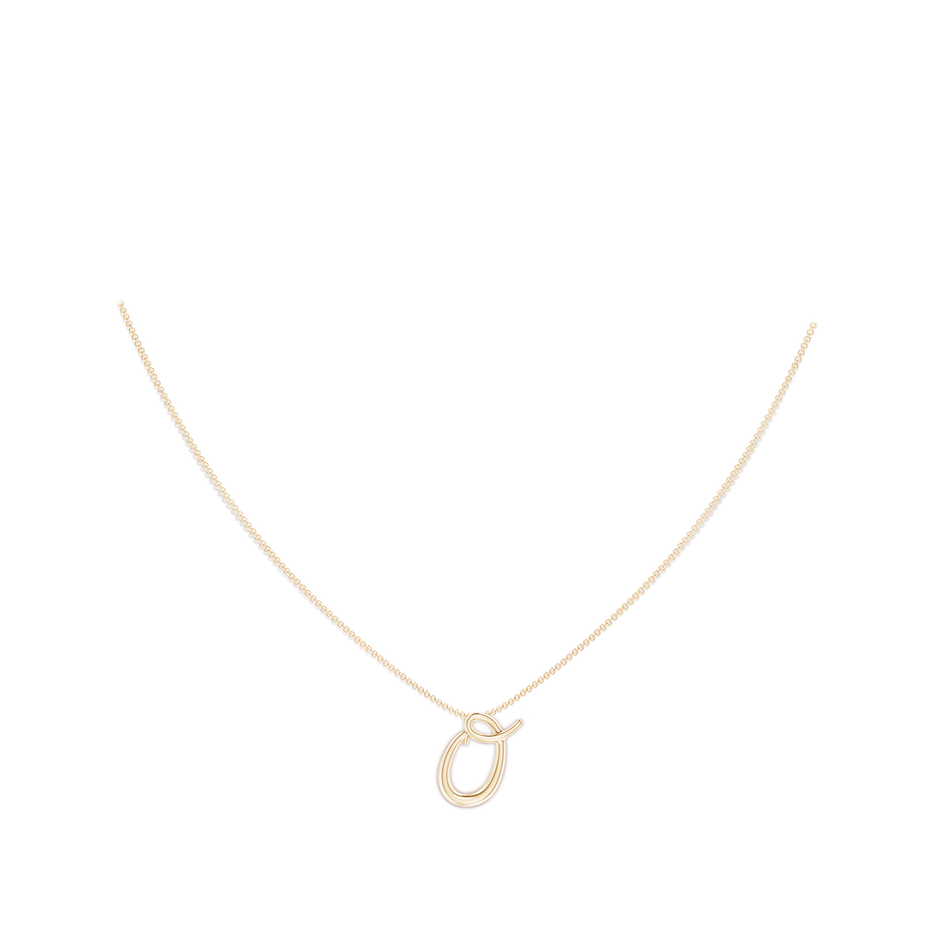 Lowercase 'O' Initial Pendant