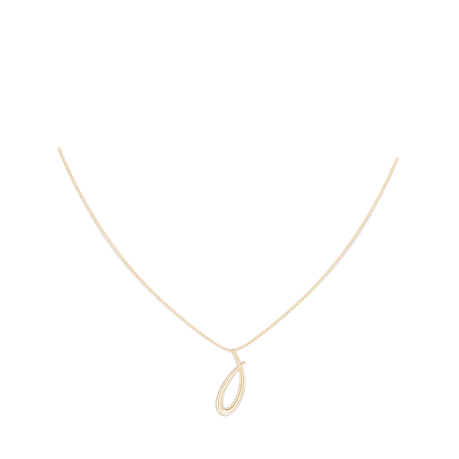 Lowercase 'J' Initial Pendant