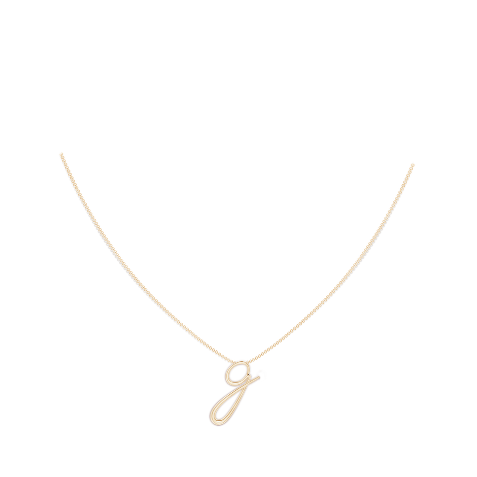 Lowercase 'G' Initial Pendant