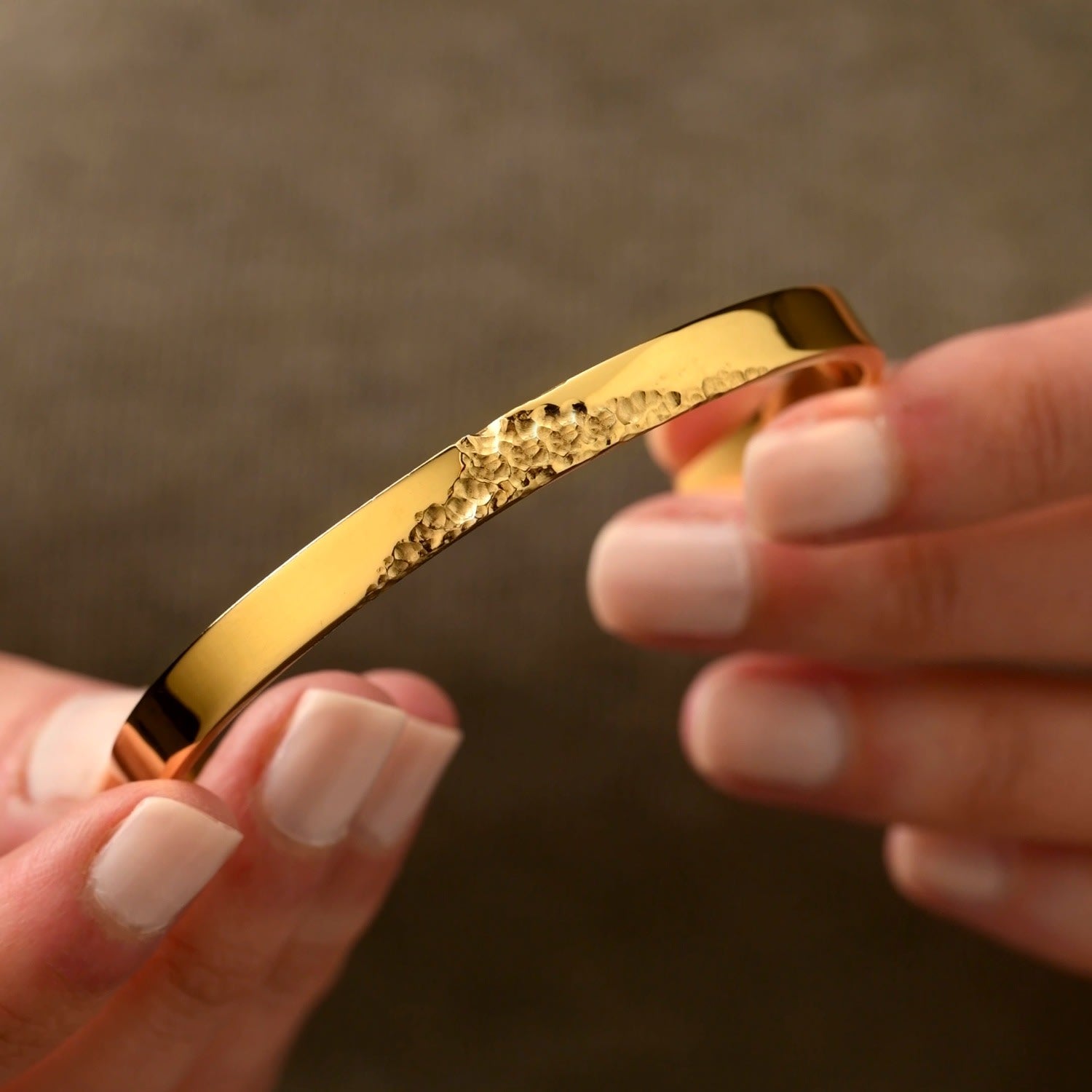 Yellow Gold Strata Cuff