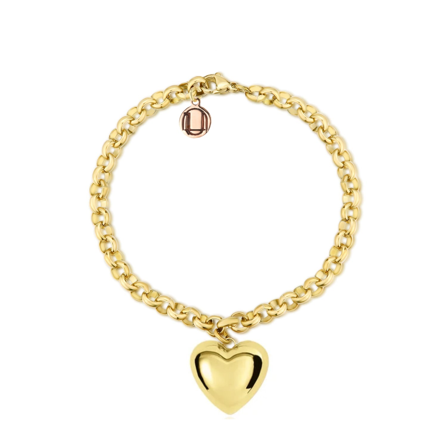 Yellow Gold Vermeil Plated Sterling Silver Heart Bracelet – Elegant, Minimalist Jewelry, Perfect Gift For Women, Love Symbol, Timeless Accessory