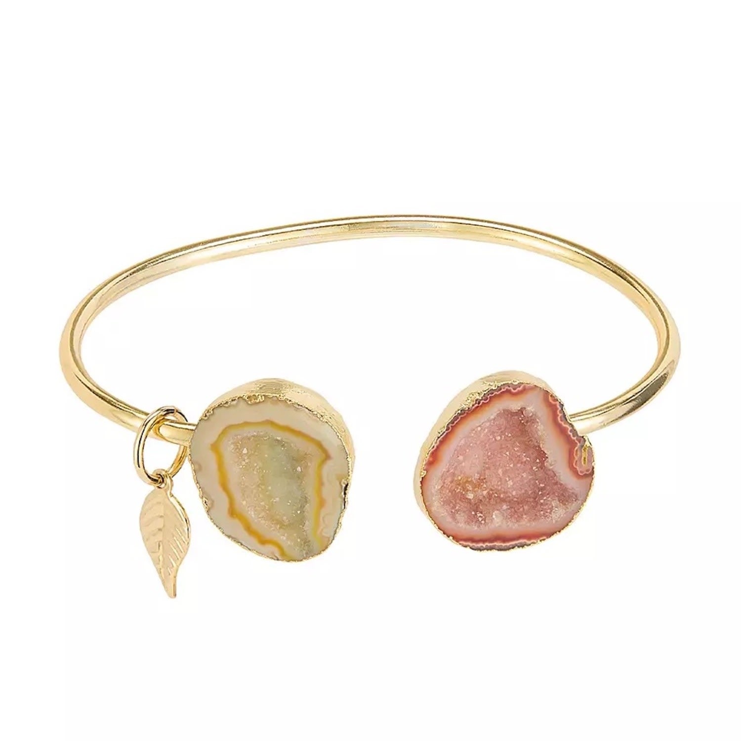 Yellow & Peach Rocks In The Sky Bangle