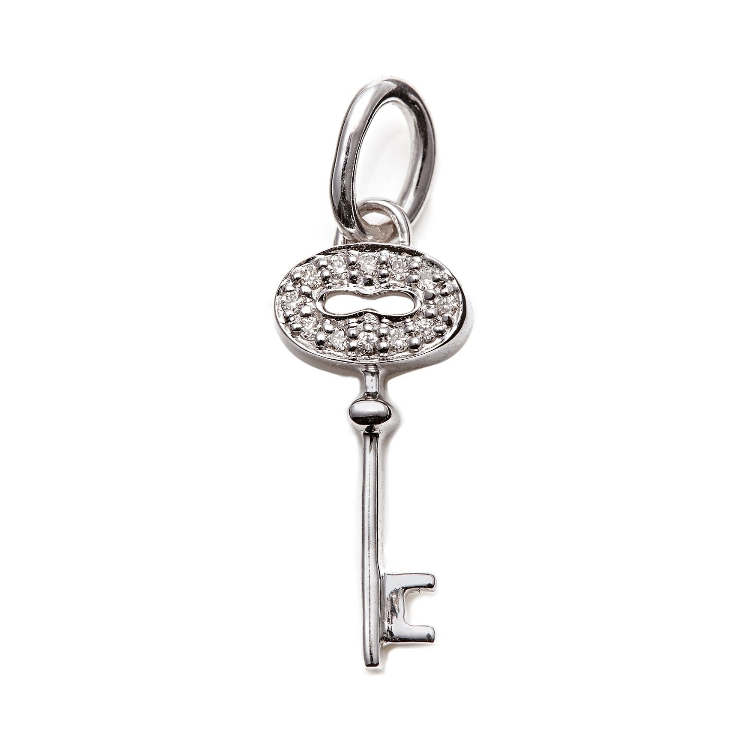 Key To Your Dreams Pendant In White Gold