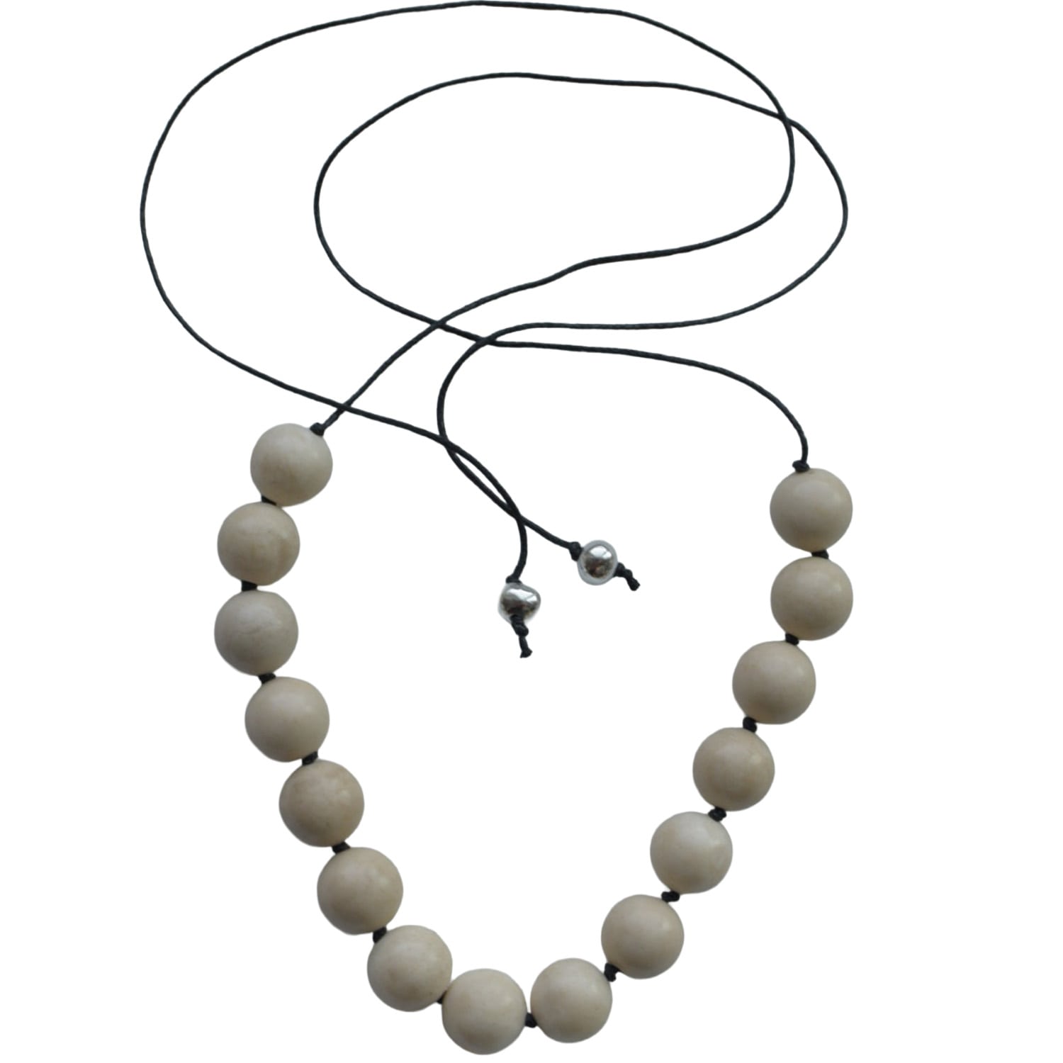 Yeso Fossil Jasper & Sterling Silver Necklace