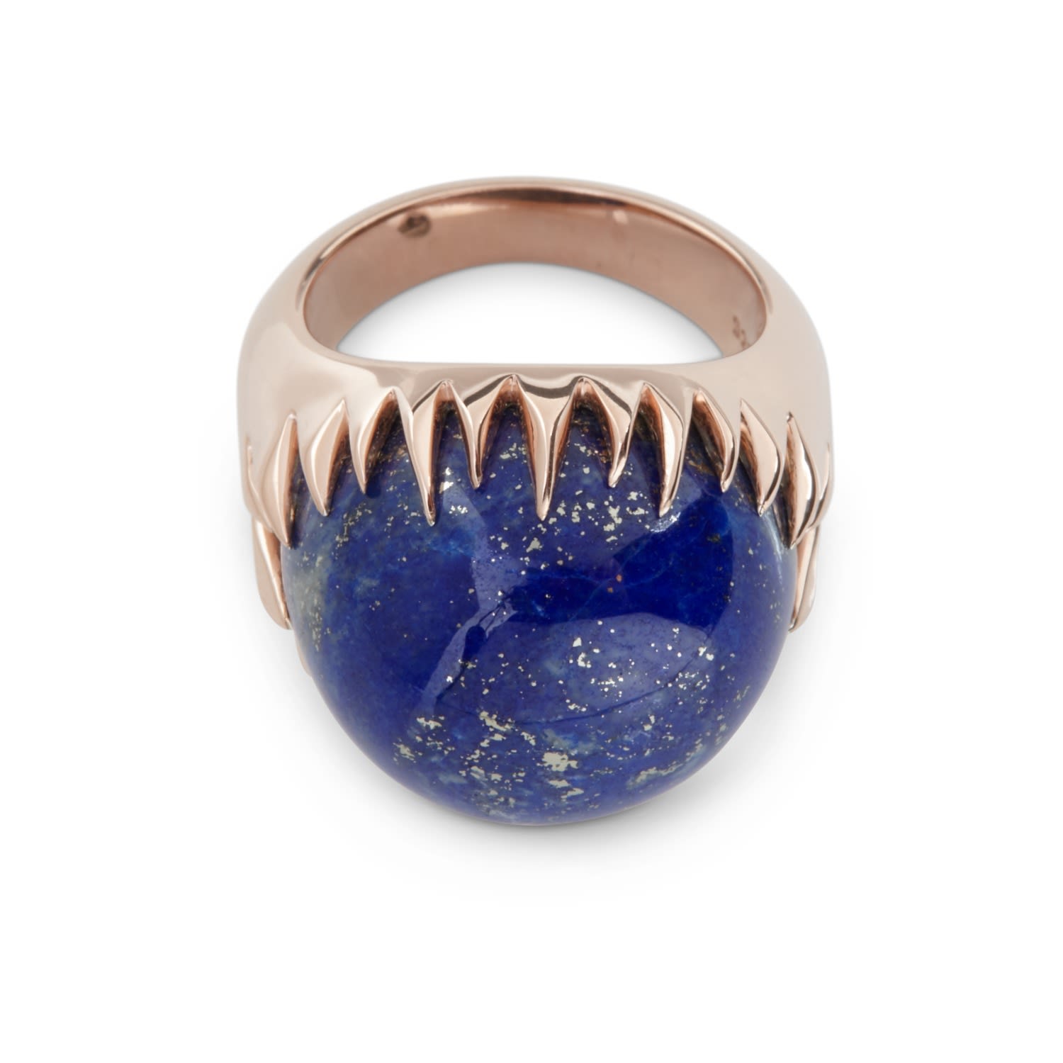 Eye Of Poseidon Ring Rose Gold Lapis