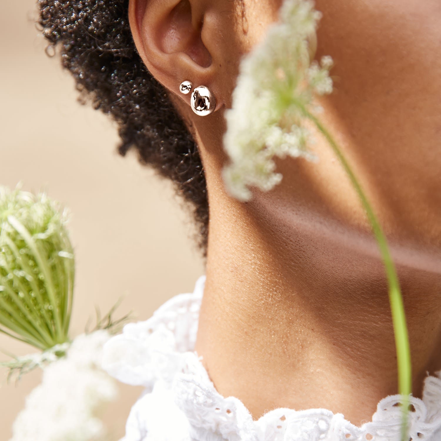 Galina Studs Mini Silver