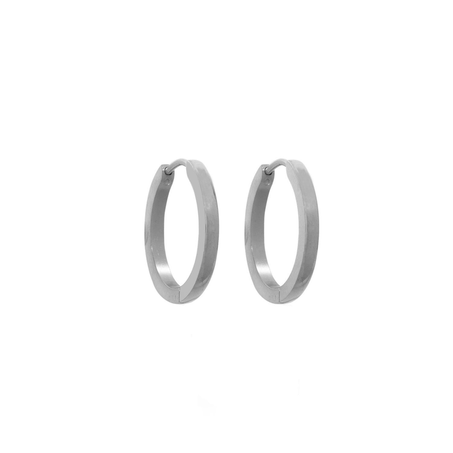 Silver Lennox Hoops