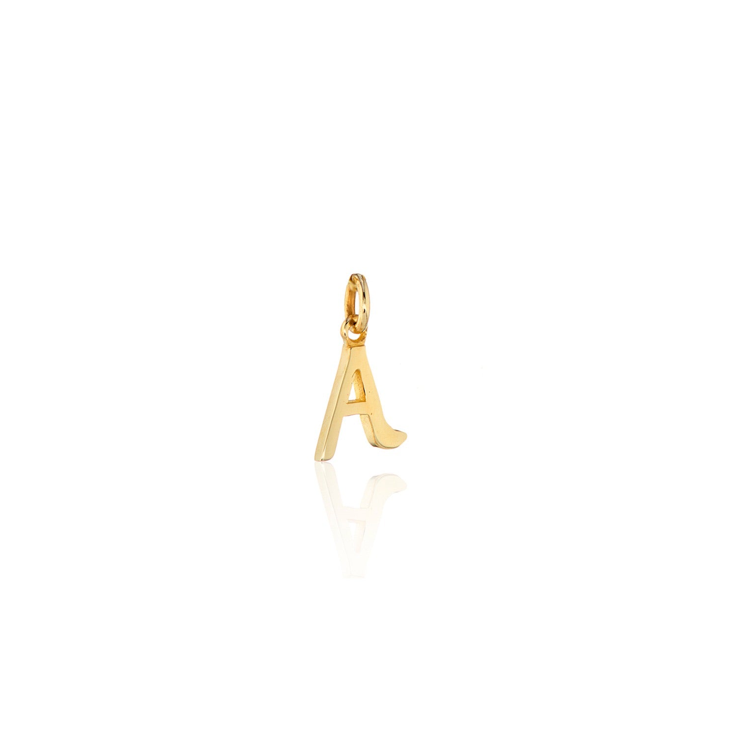 Audley Yellow Gold Alphabet Pendant