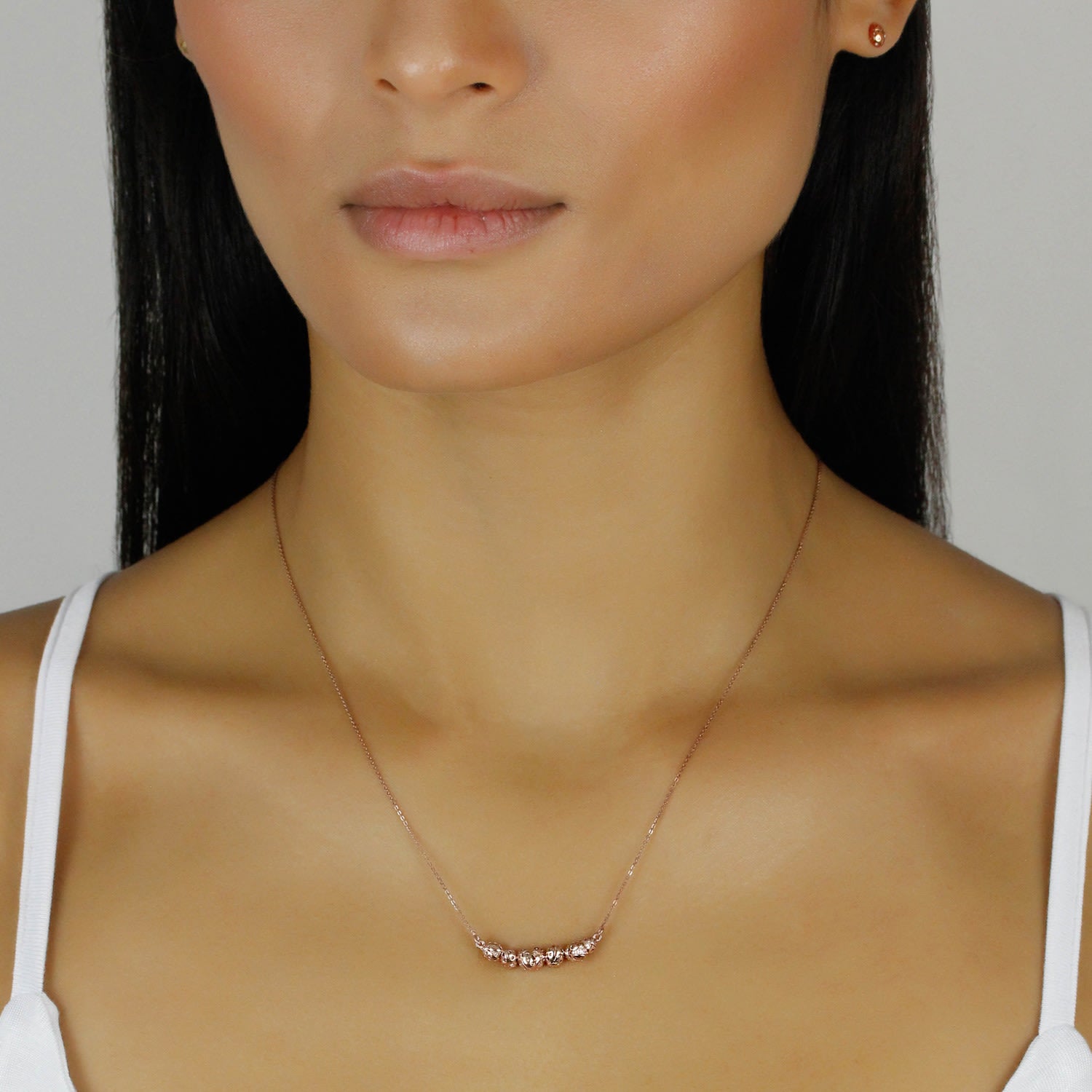 Loveliness Of Ladybirds Necklace – Rose Gold