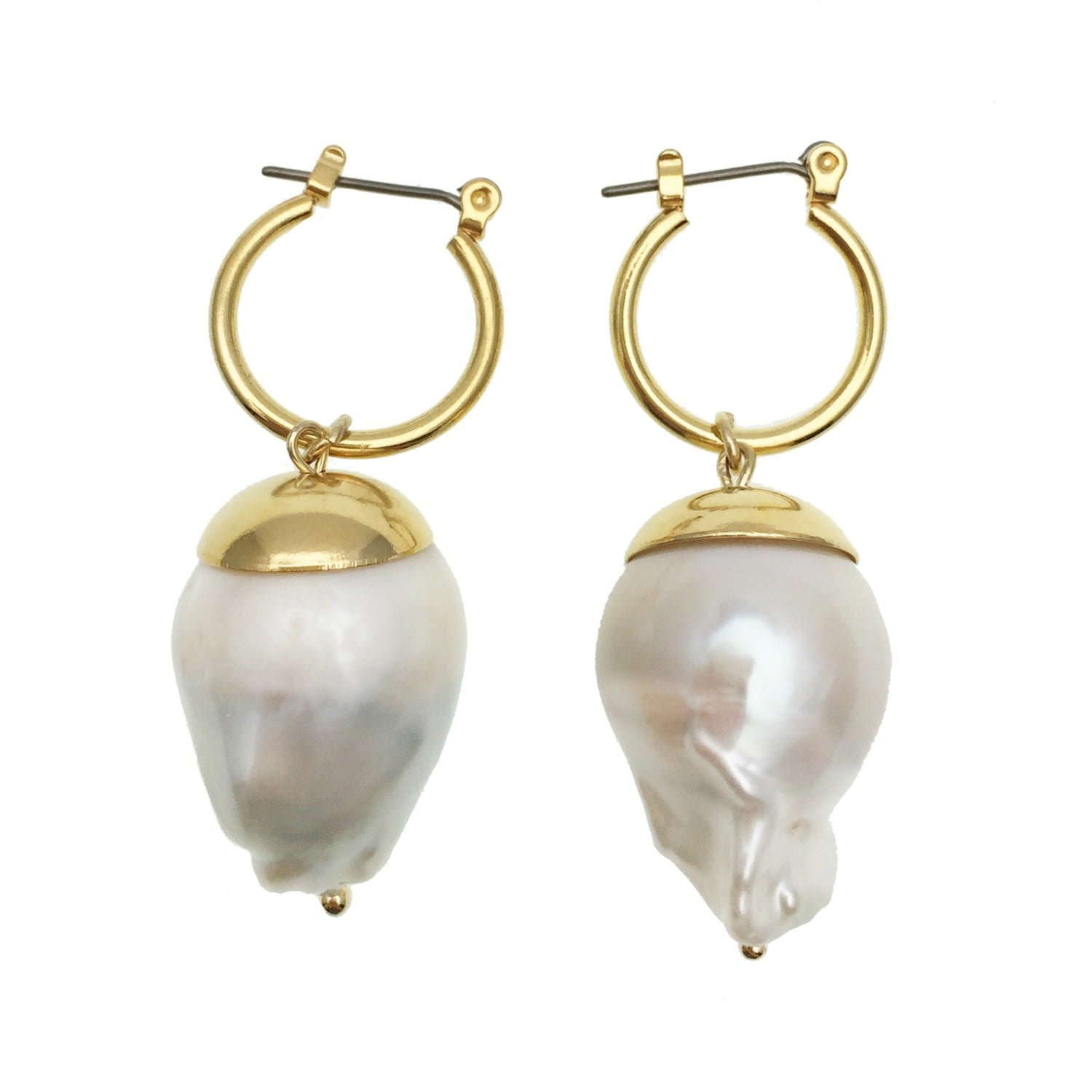 Simple Barouqe Pearl Earrings