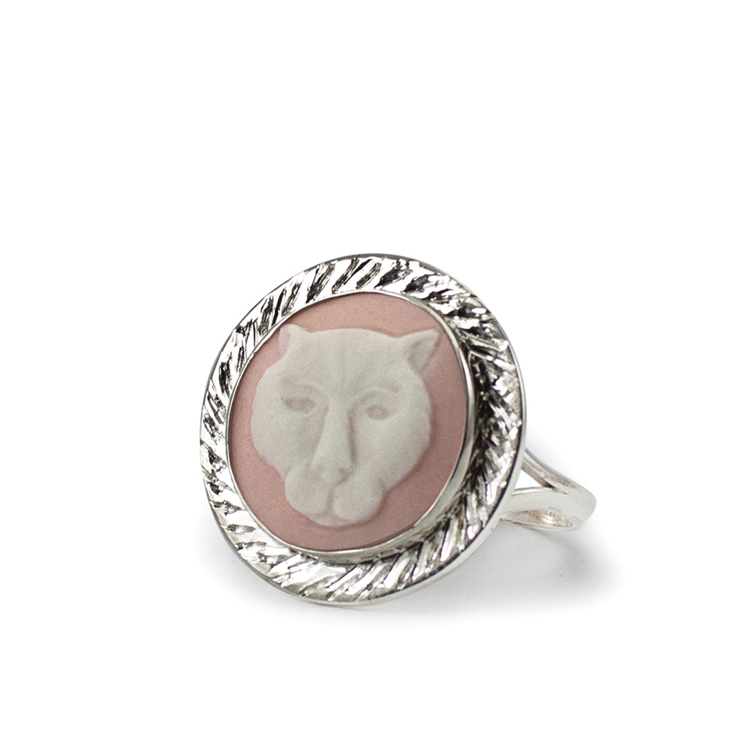 Pink Panther Cameo Ring