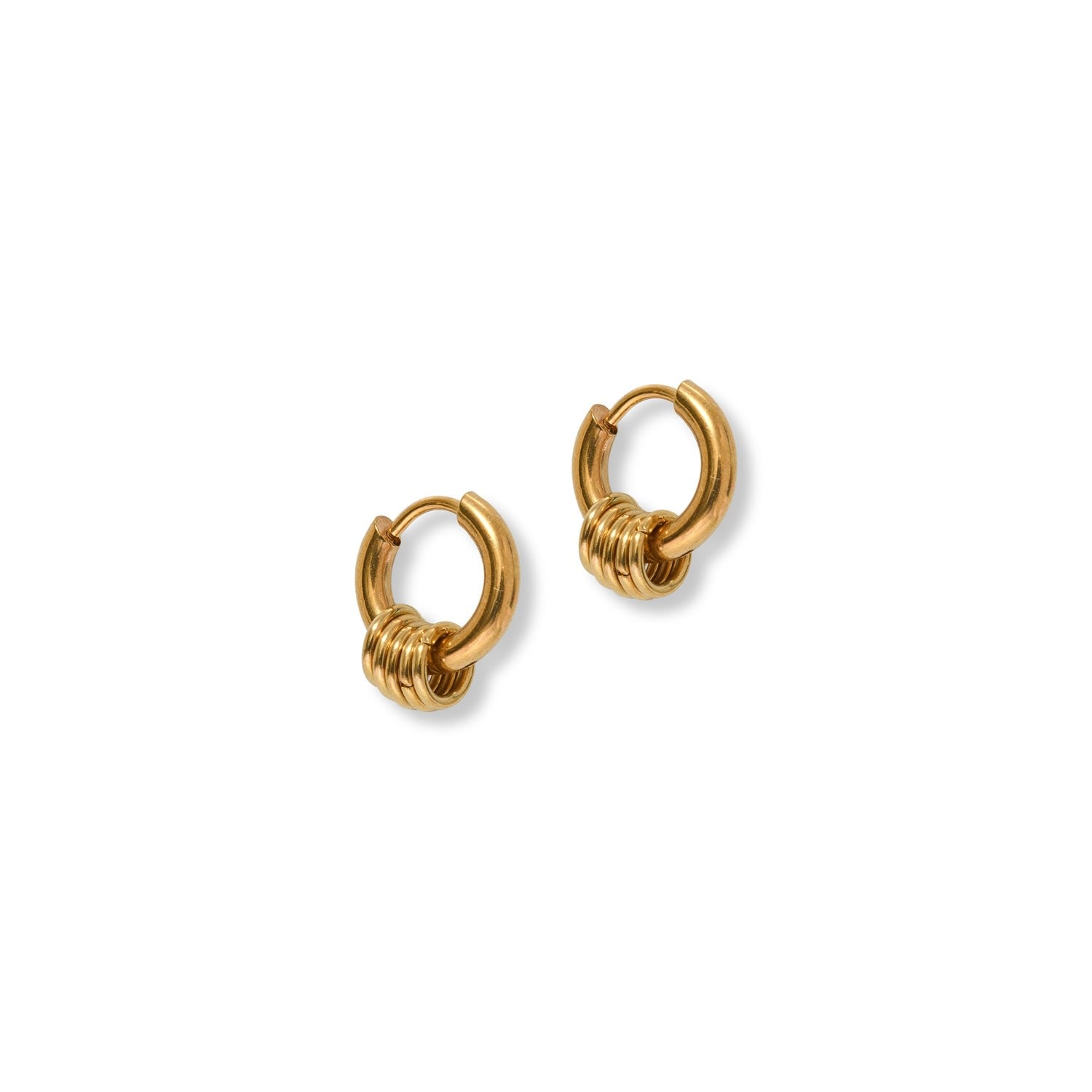 Gold Sienna Hoops