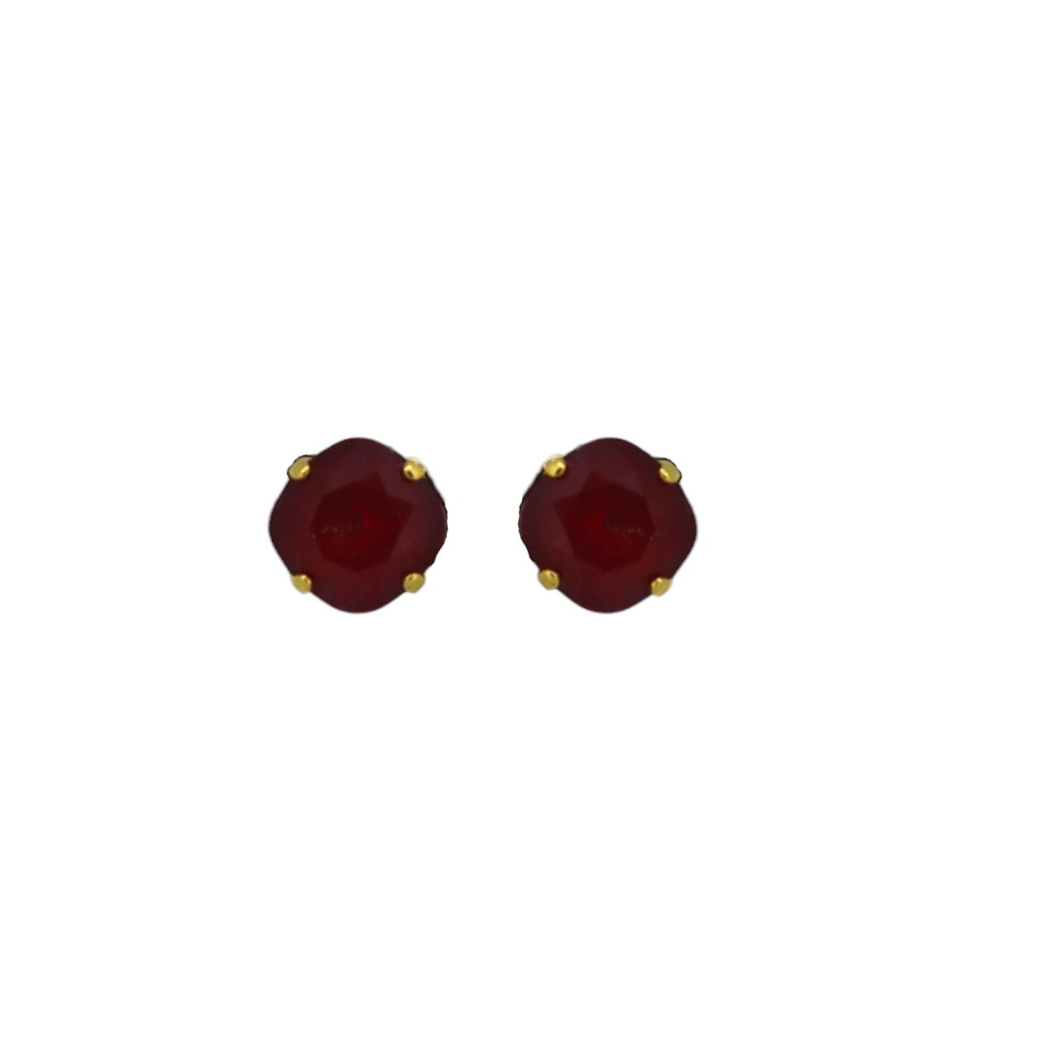 Yuletide Red Large Stud Earrings