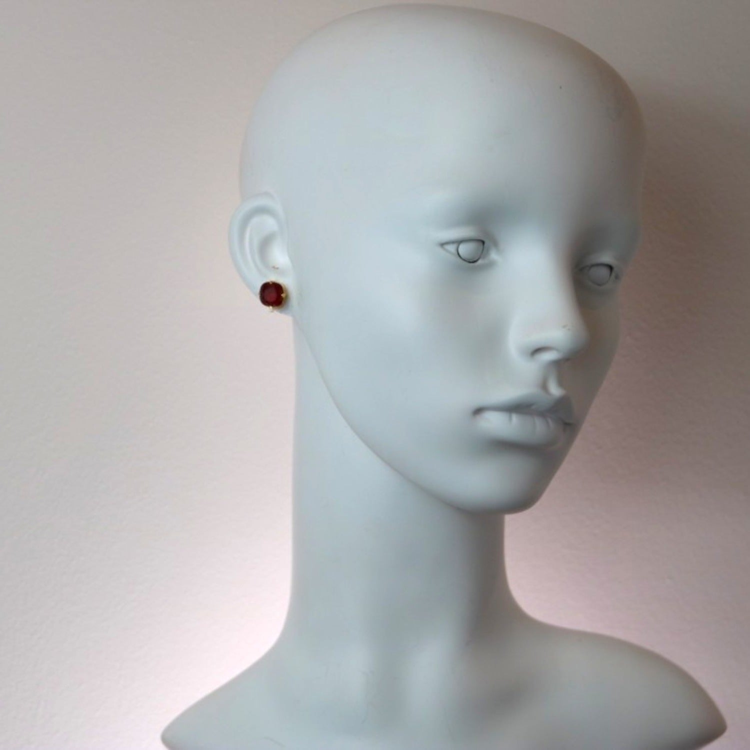 Yuletide Red Large Stud Earrings