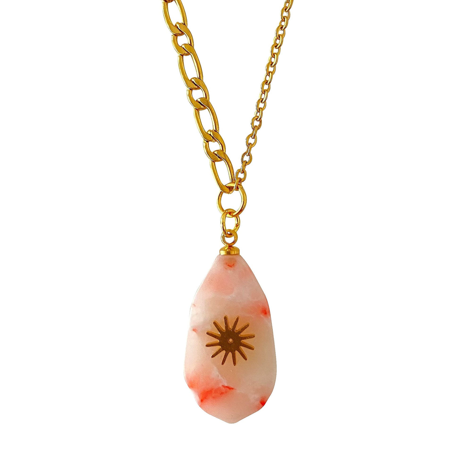 Moonstone Necklace Sun