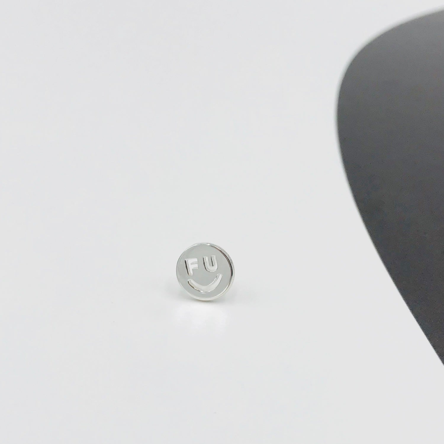 F U Happy Face Earrings