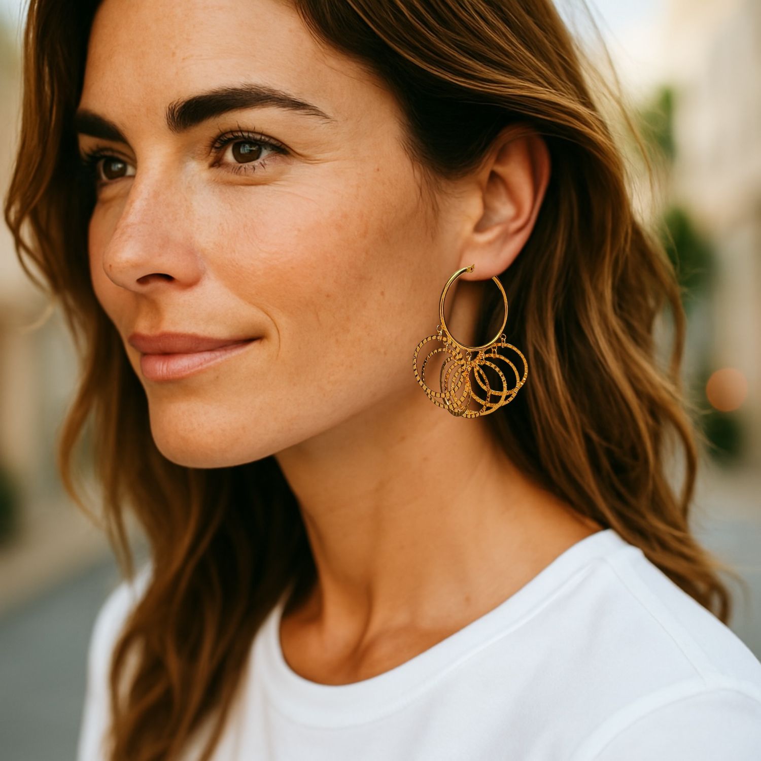 Zephyr Hoop Click-Top Earrings