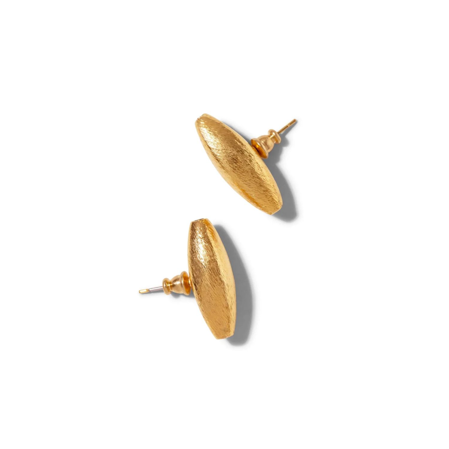 Zeppelin Gold Stud Post Earrings