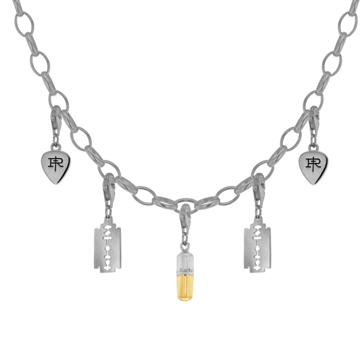 Sterling Silver Plectrum Charm