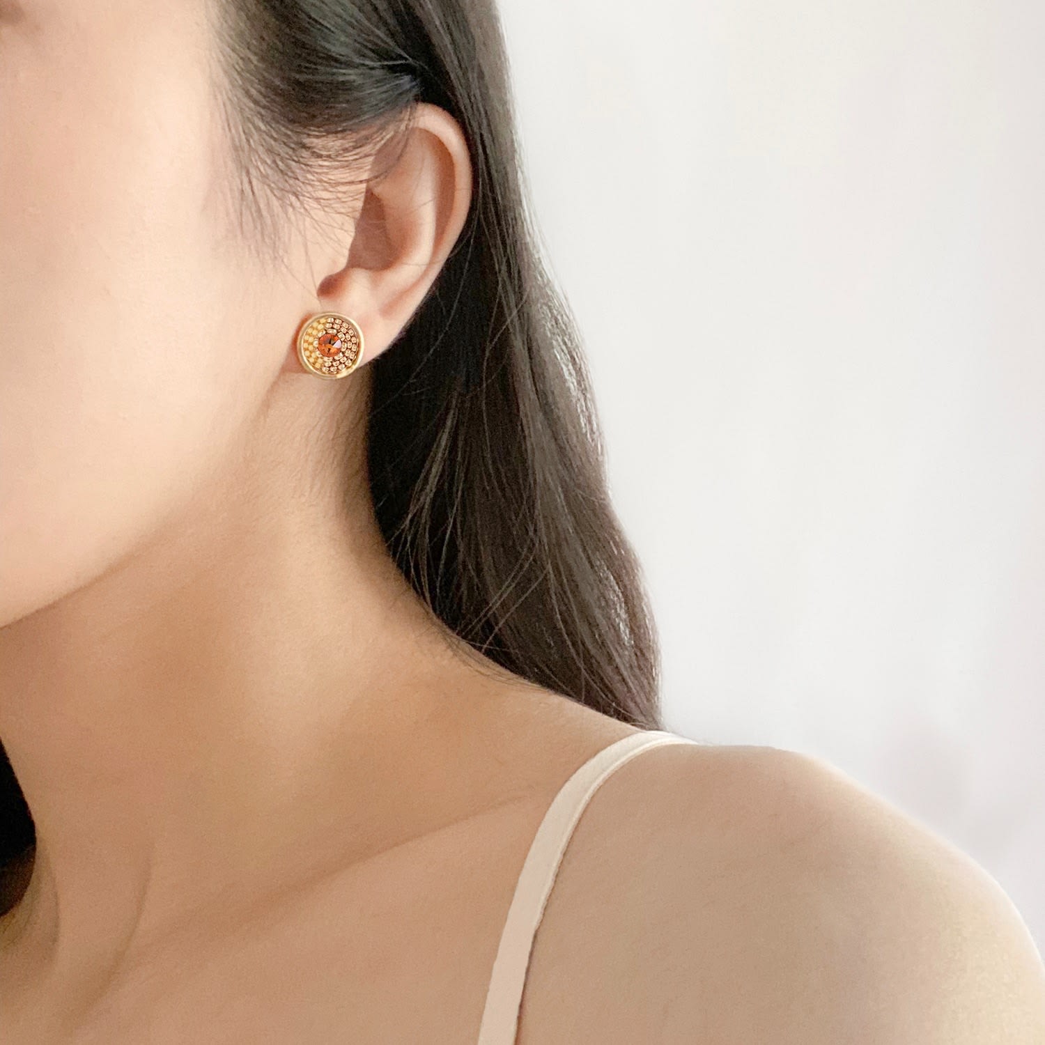 Infinity Stud Earrings - Pollen