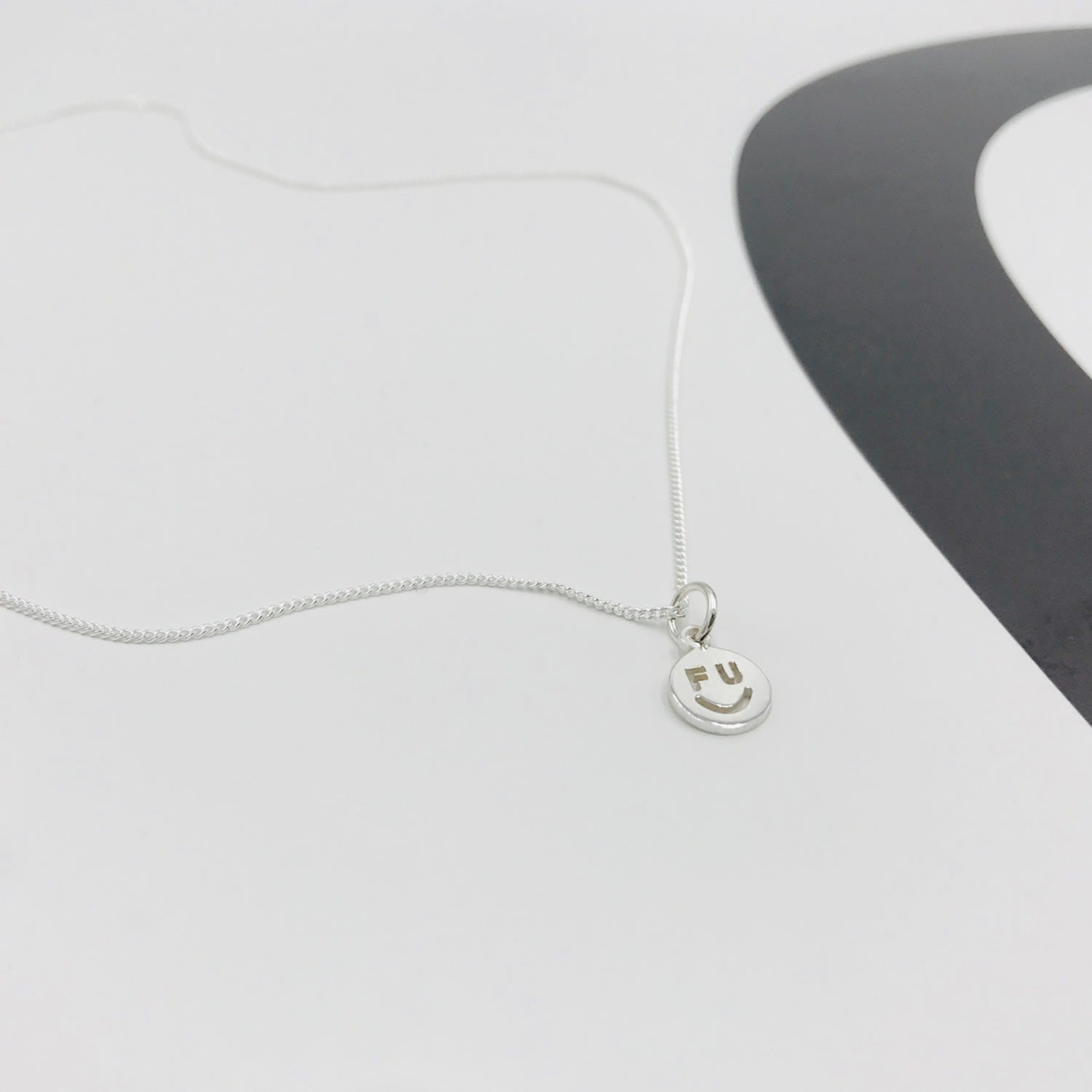 F U Happy Face Pendant