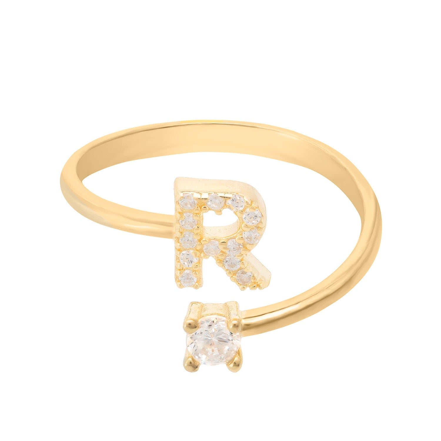 Initial Ring Gold R