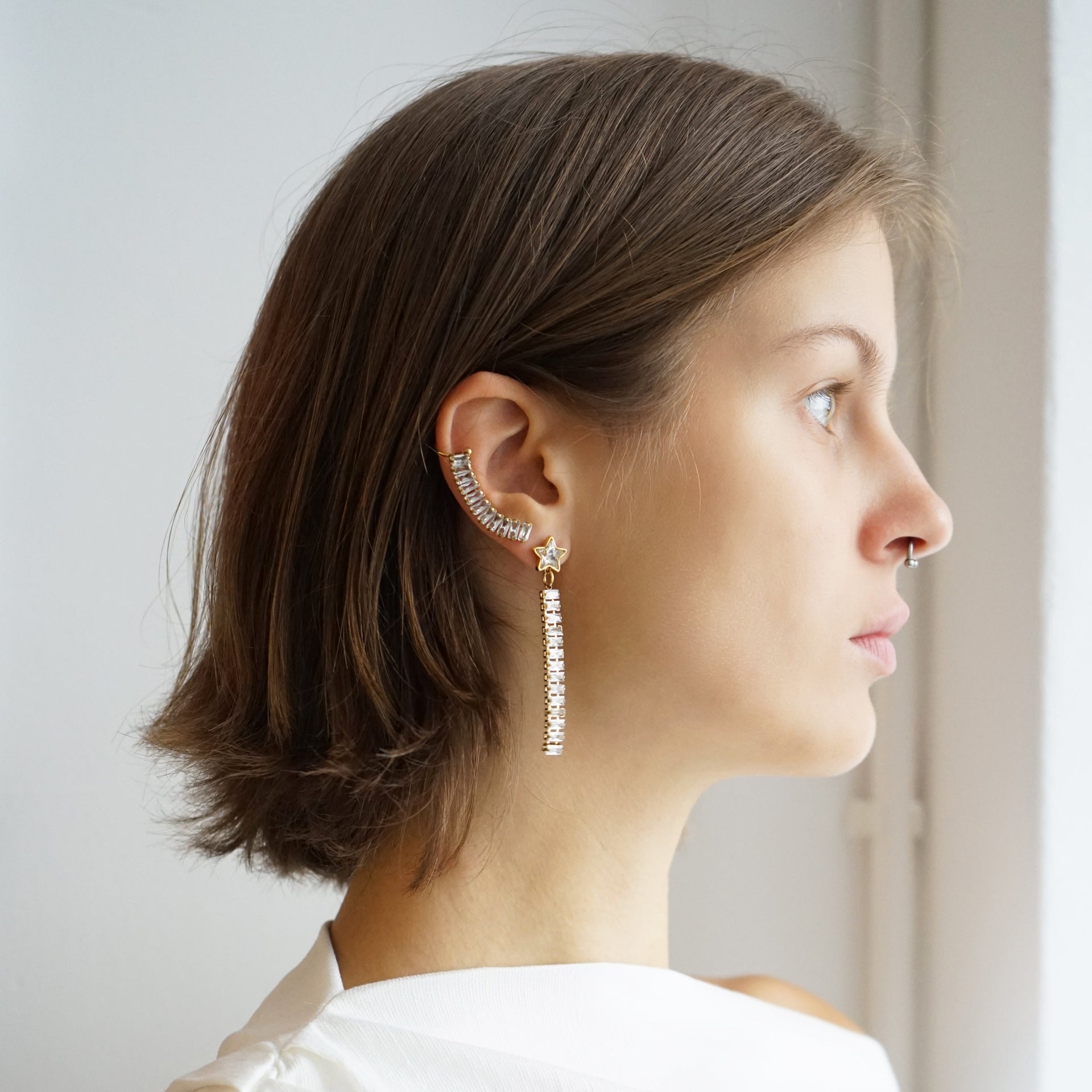 Zirconia Ear Cuff Chuck