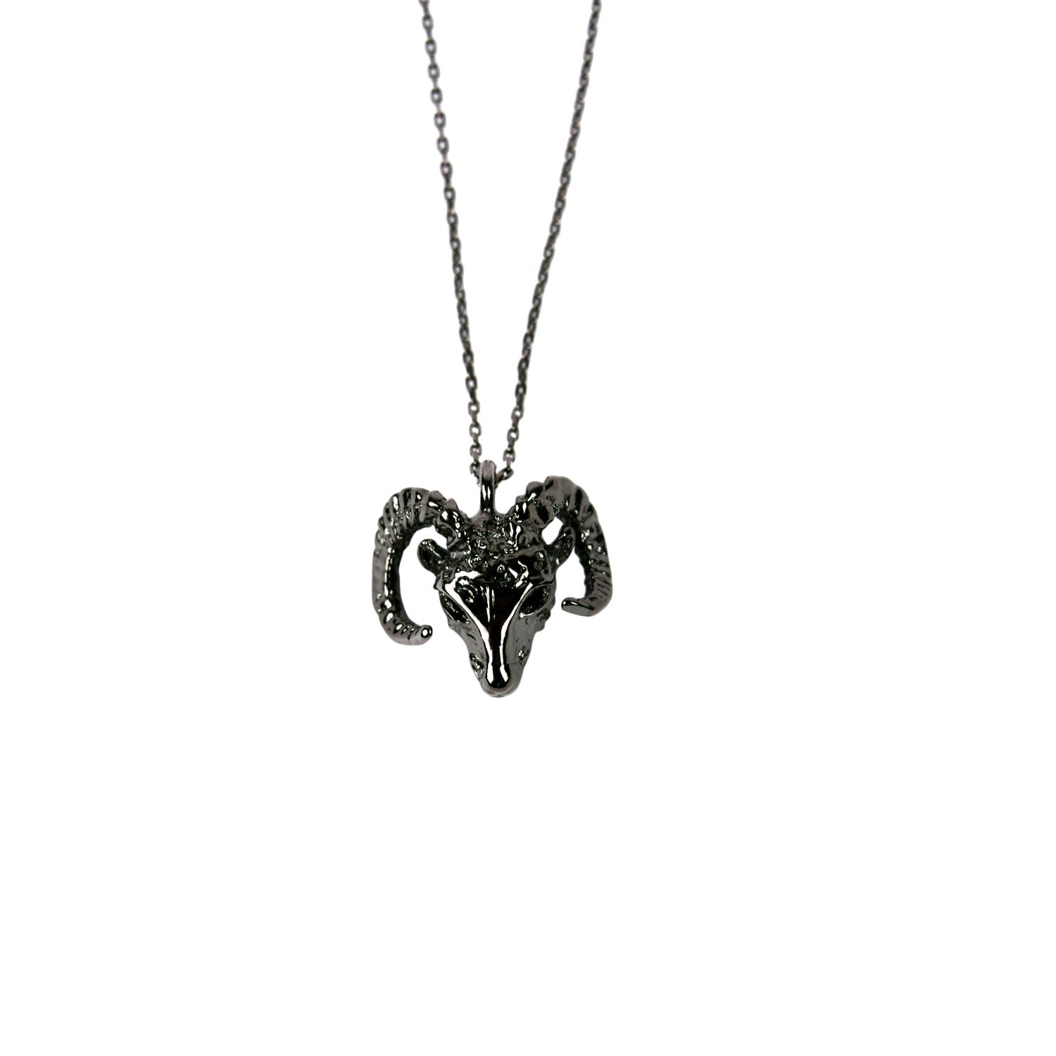 Ram Necklace - Gunmetal