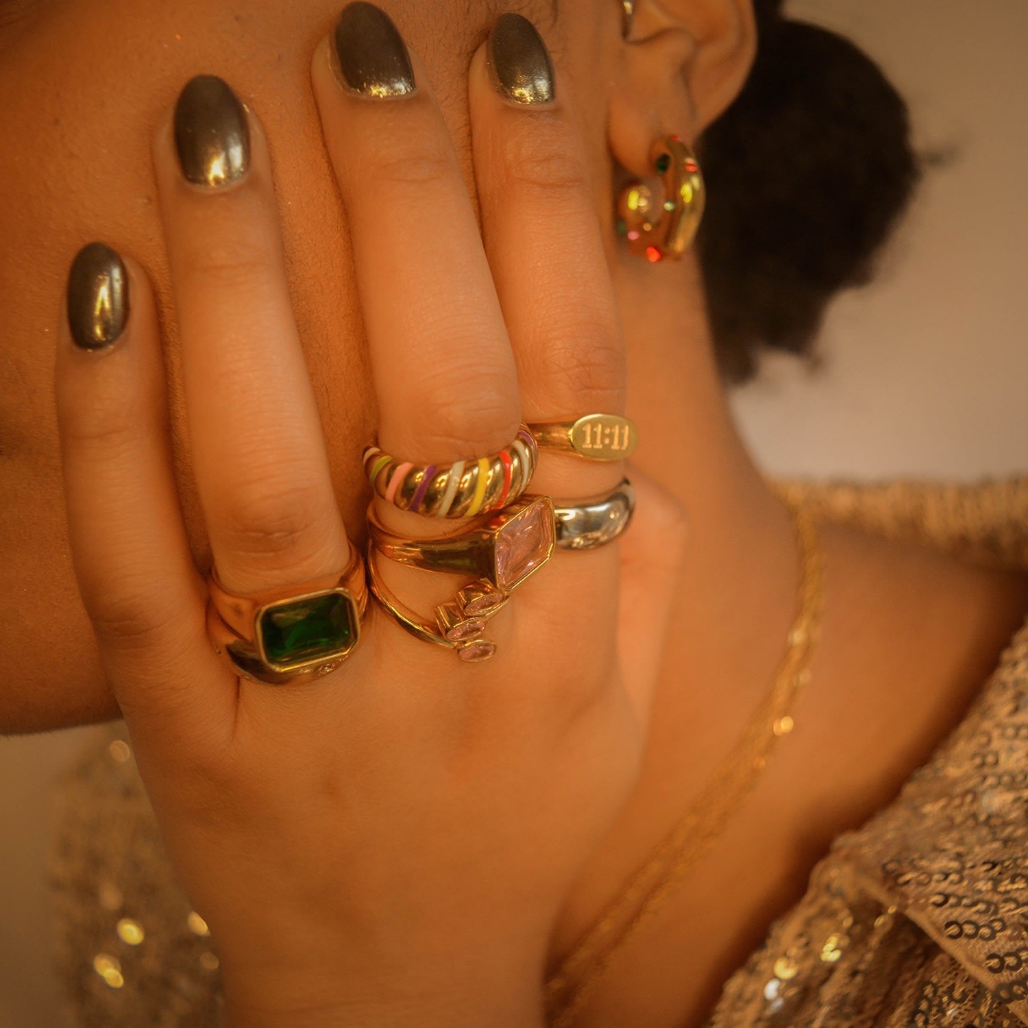 Initial Make A Wish Ring