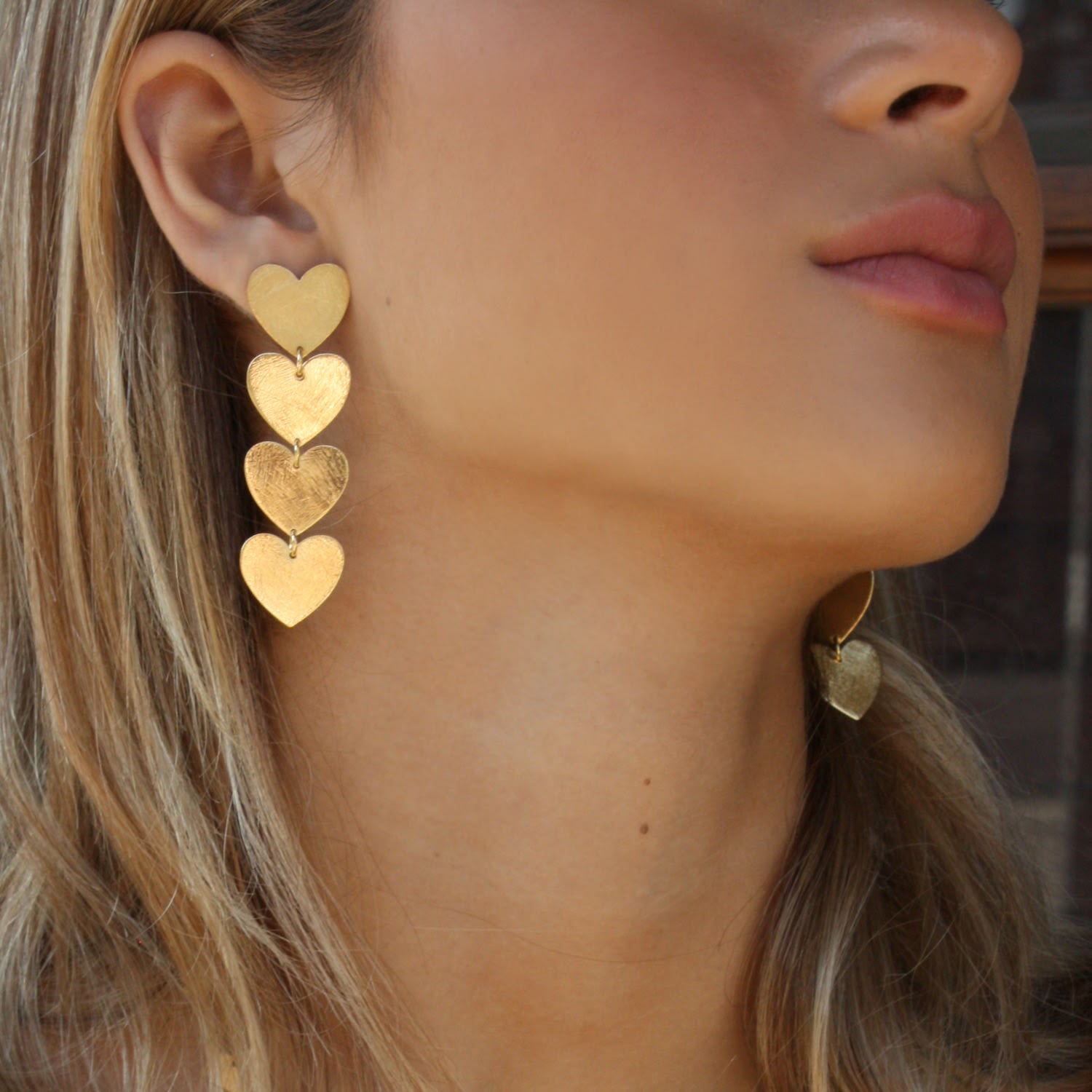 Sylvie Heart Earrings