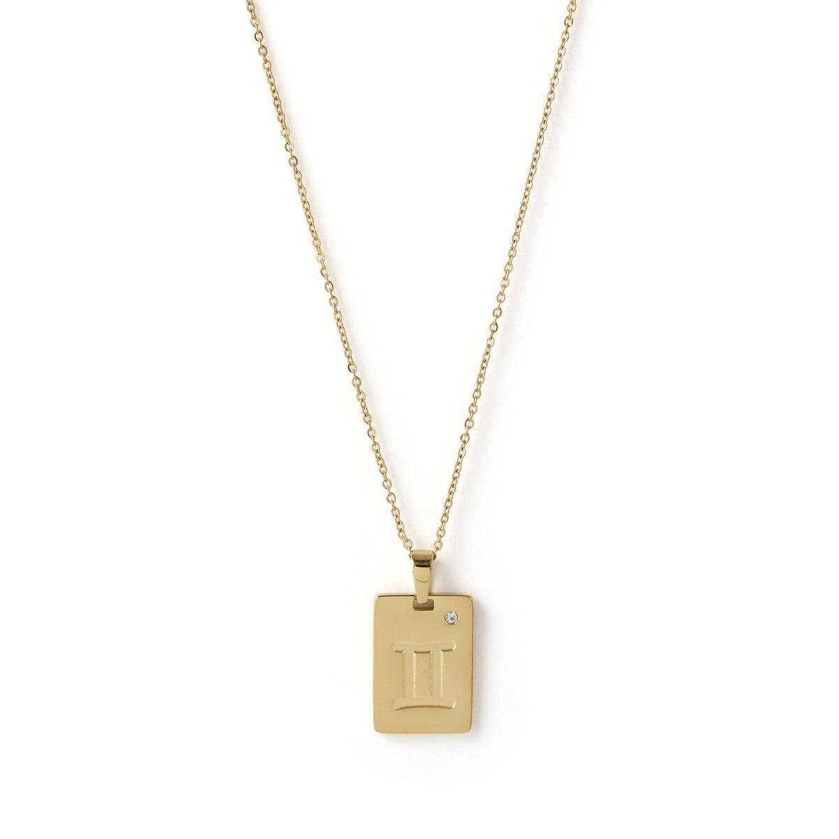 Zodiac Gold Pendant Necklace