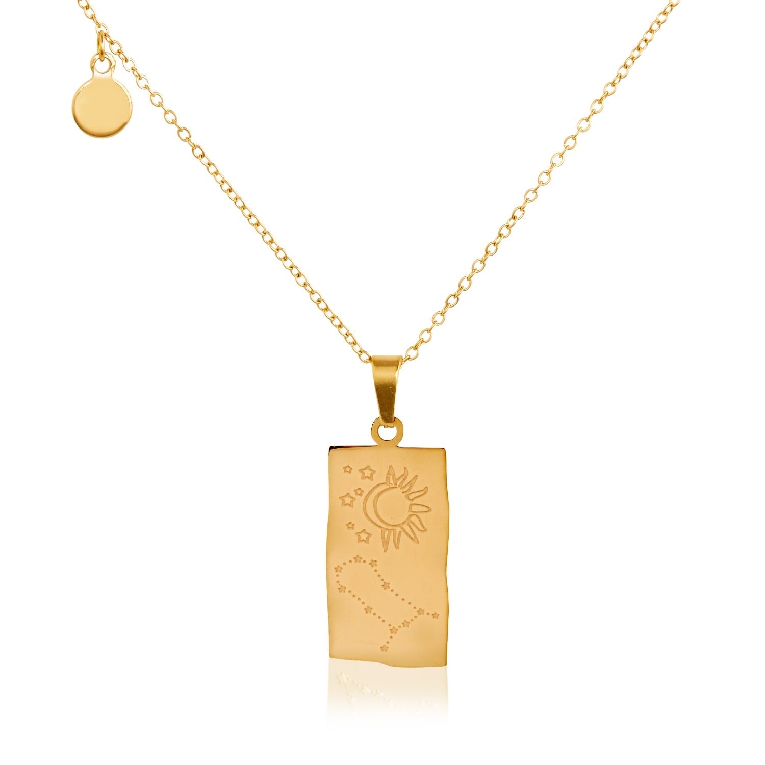 Gemini Zodiac Star Sign Necklace