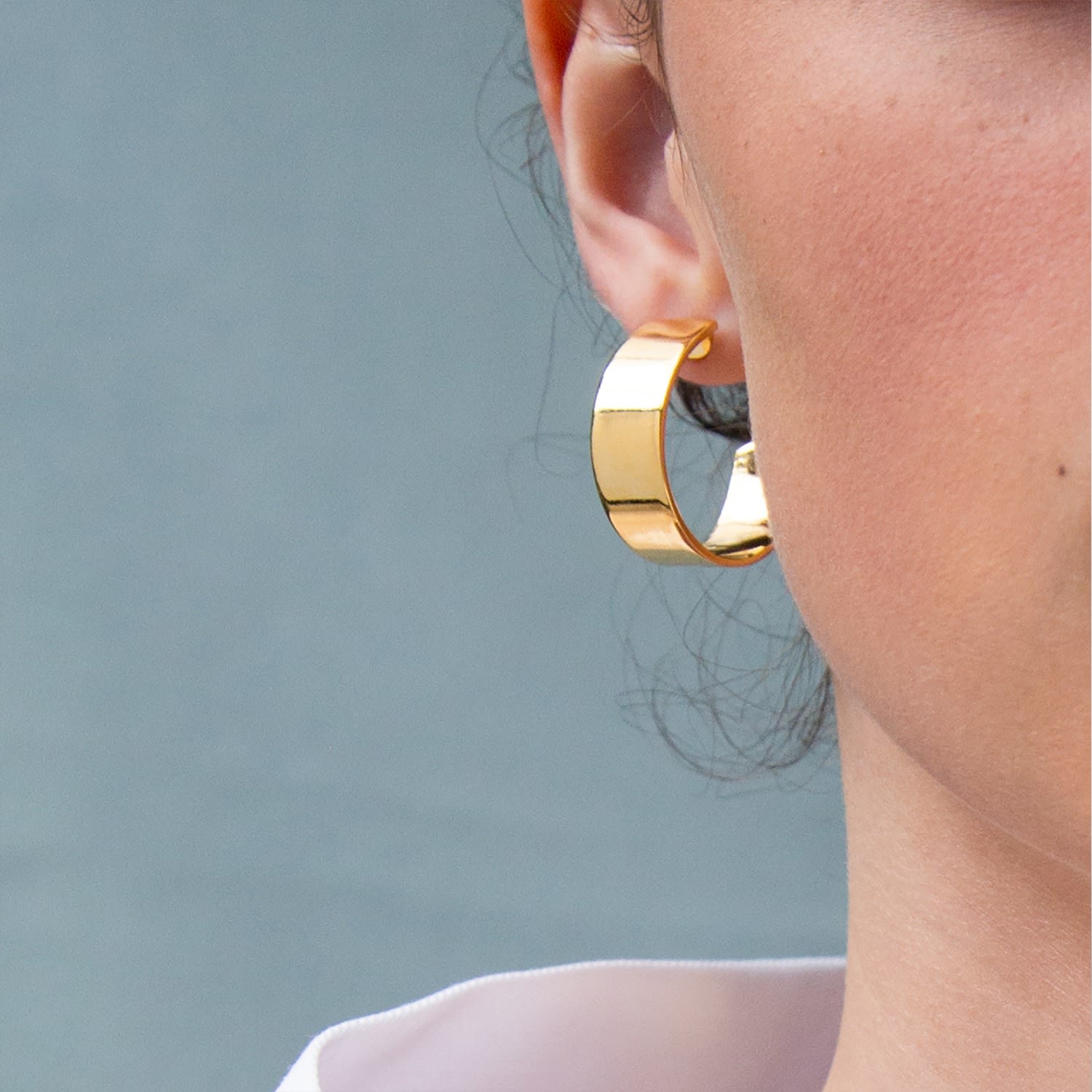 Liberty Hoops Small Gold