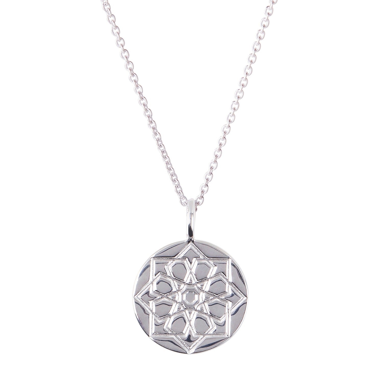 Zohreh Coin Pendant Sterling-Silver