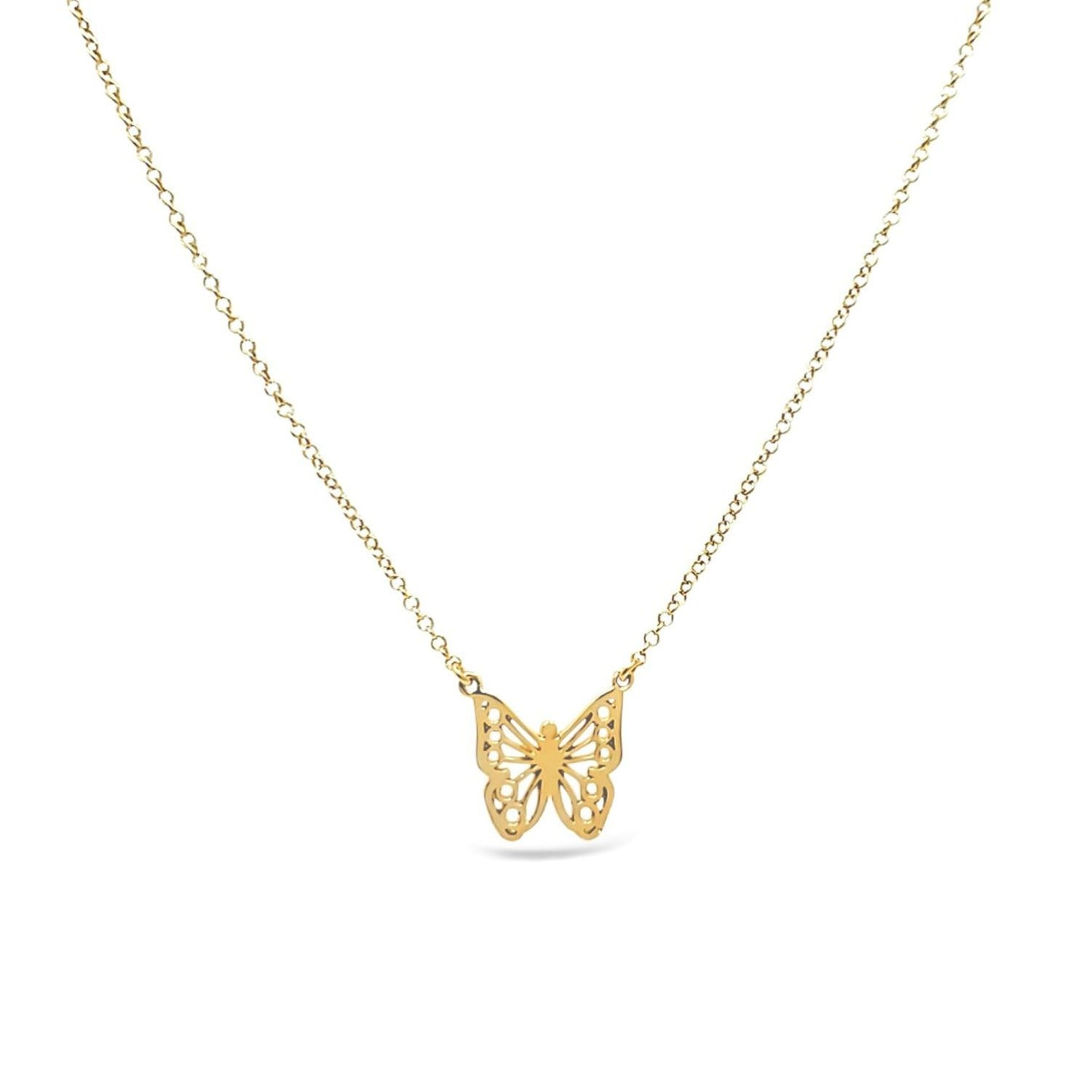 Butterfly Necklace-Gold