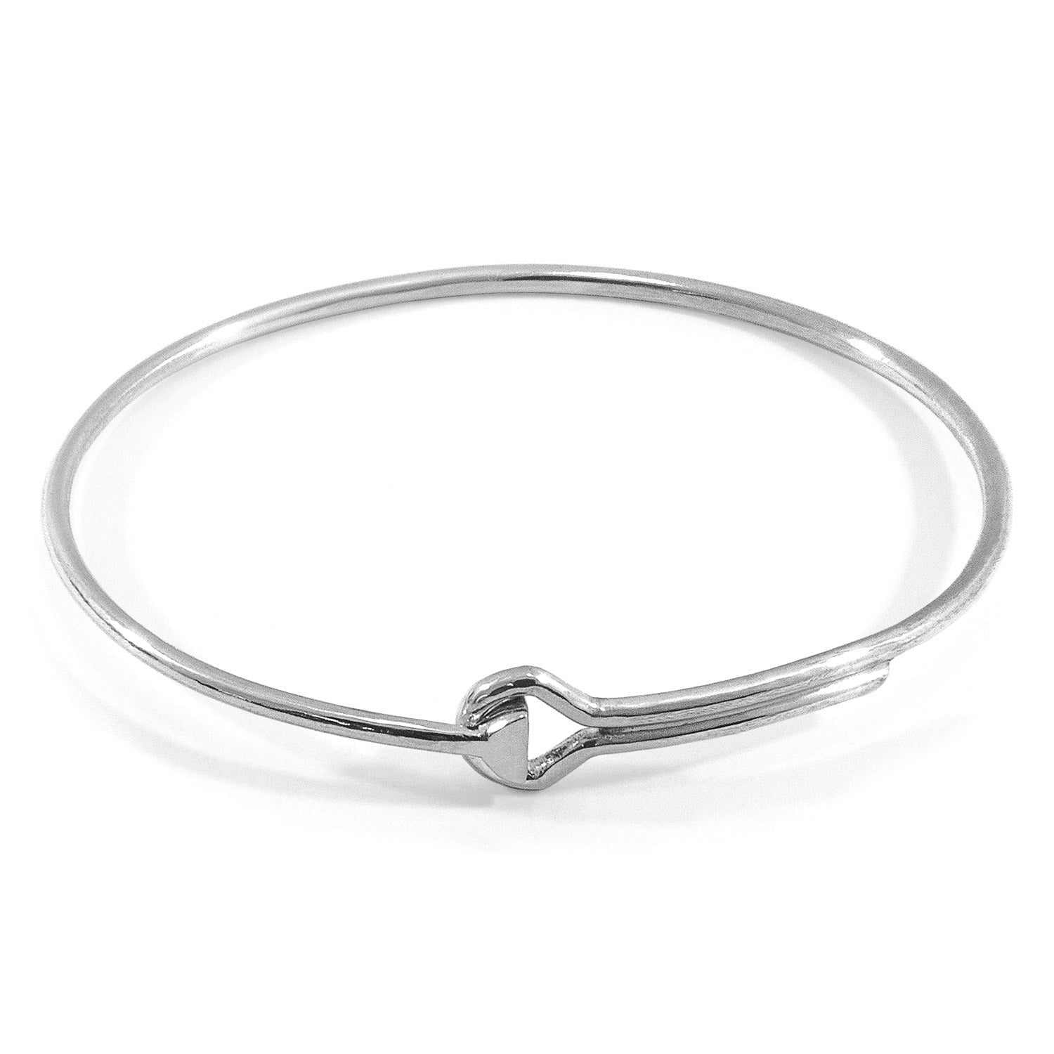 Sutton Gate Midi Geometric Silver Bangle