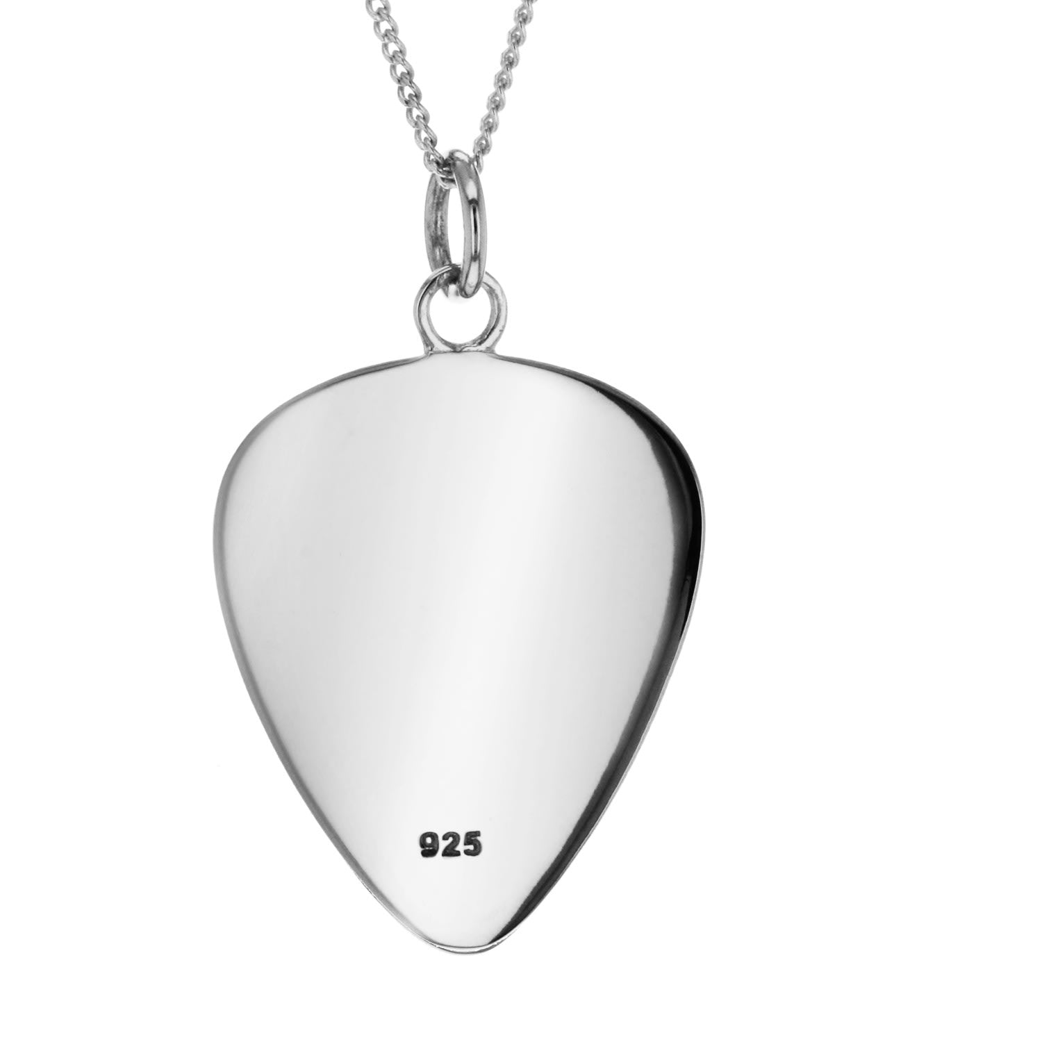Sterling Silver Plectrum Pendant
